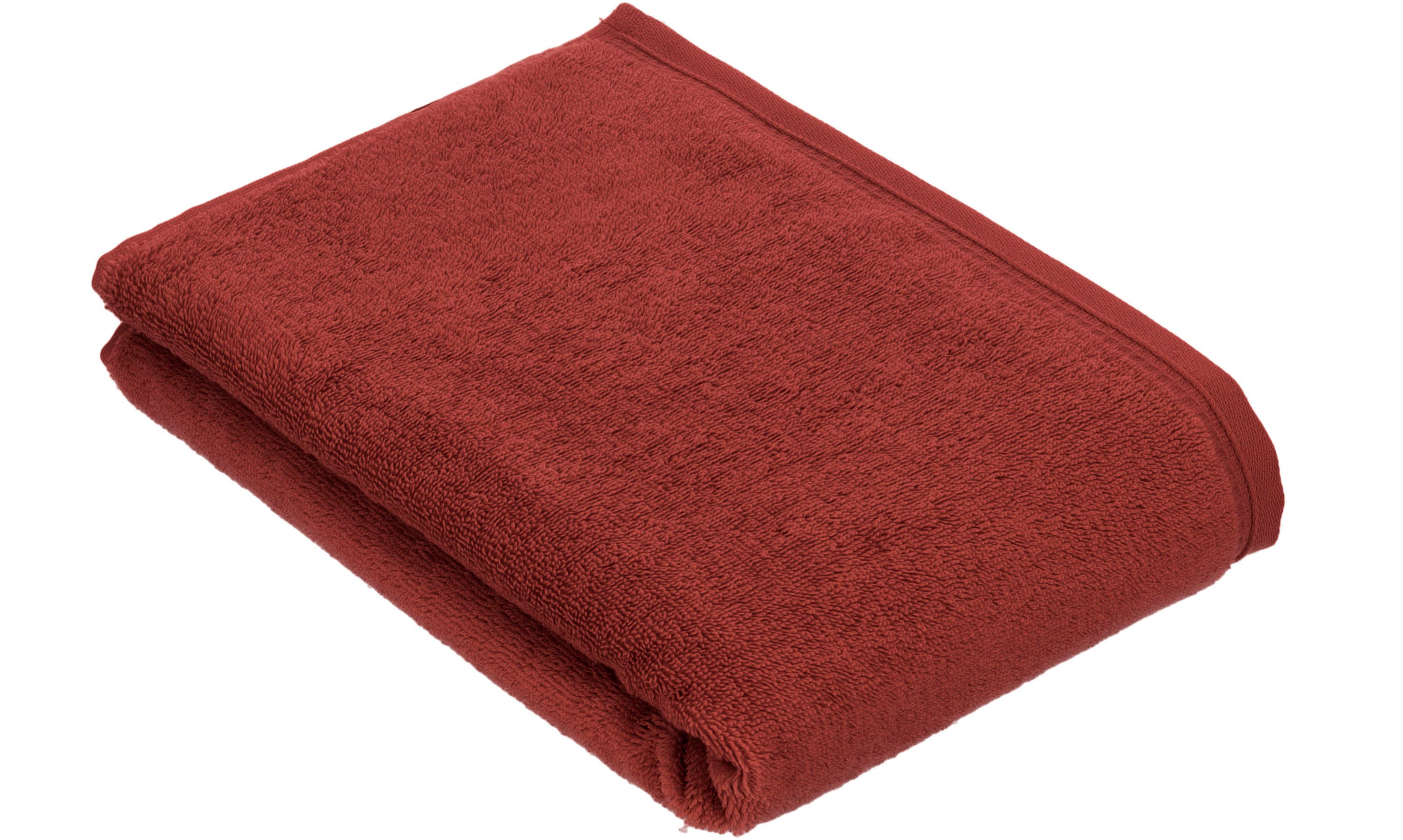 Vossen Badlaken Detox Time Wafelpiqué randen (1 stuk) handdoeken rood