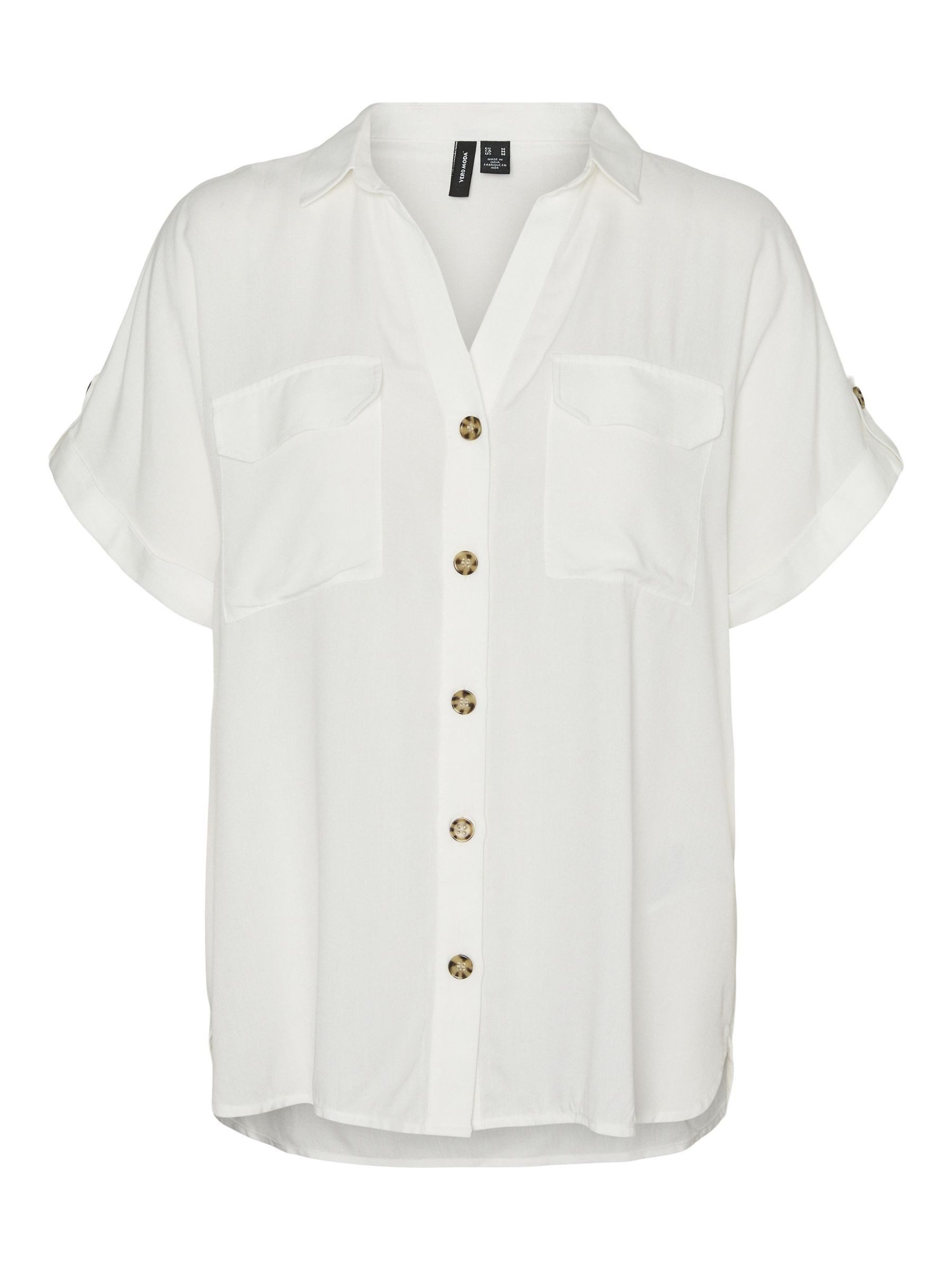 Vero Moda Overhemdblouse VMBUMPY S S SHIRT WVN GA NOOS