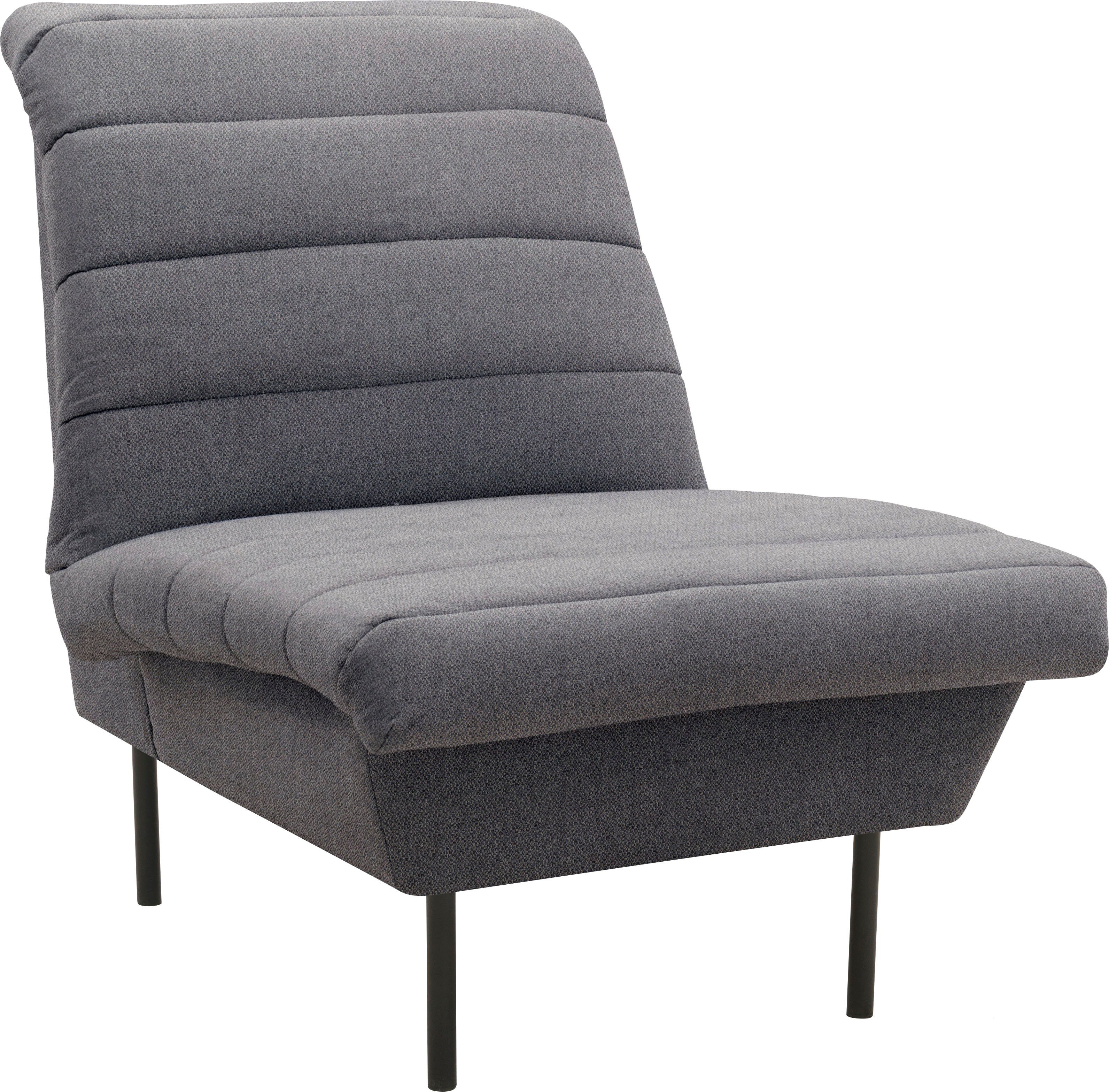 LOOKS BY WOLFGANG JOOP Fauteuil LOOKS IX Breedtestiksels, zonder armleuningen