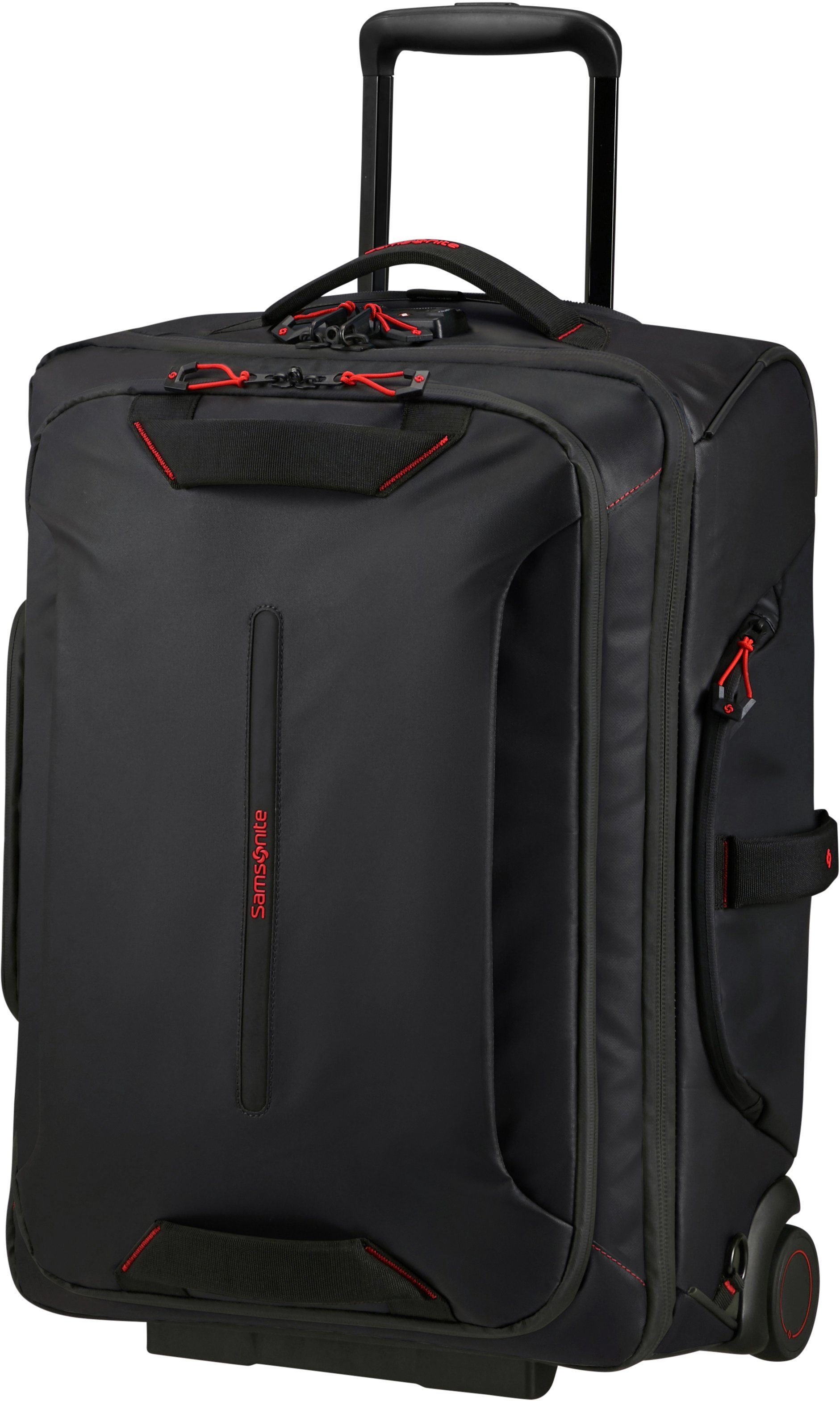Samsonite Reistas ECODIVER met trolley- en rugzakfunctie, gedeeltelijk van gerecycled materiaal unisex reistassen maat - zwart