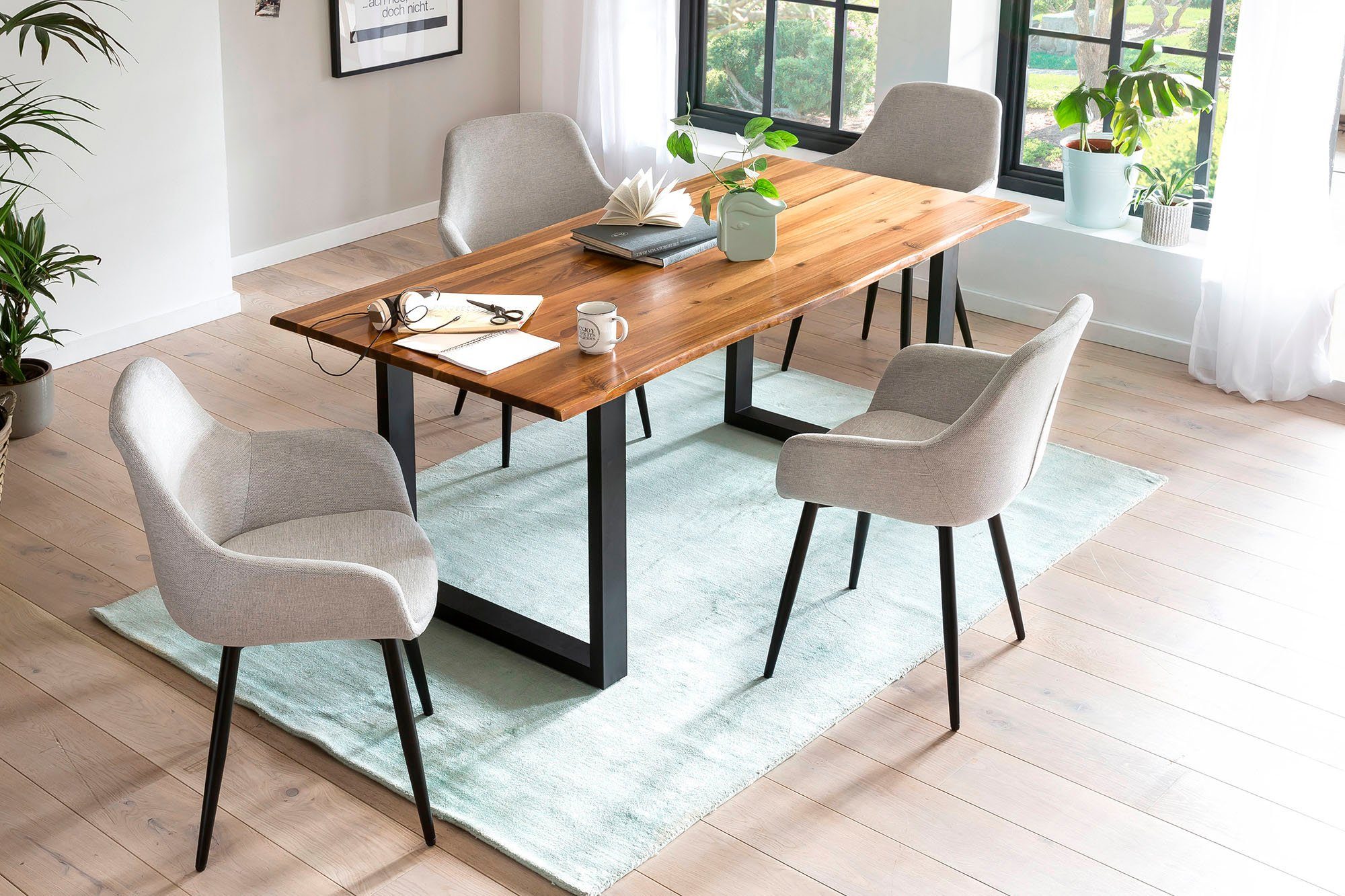 SalesFever Stoel met armleuningen (set, 2 stuks)