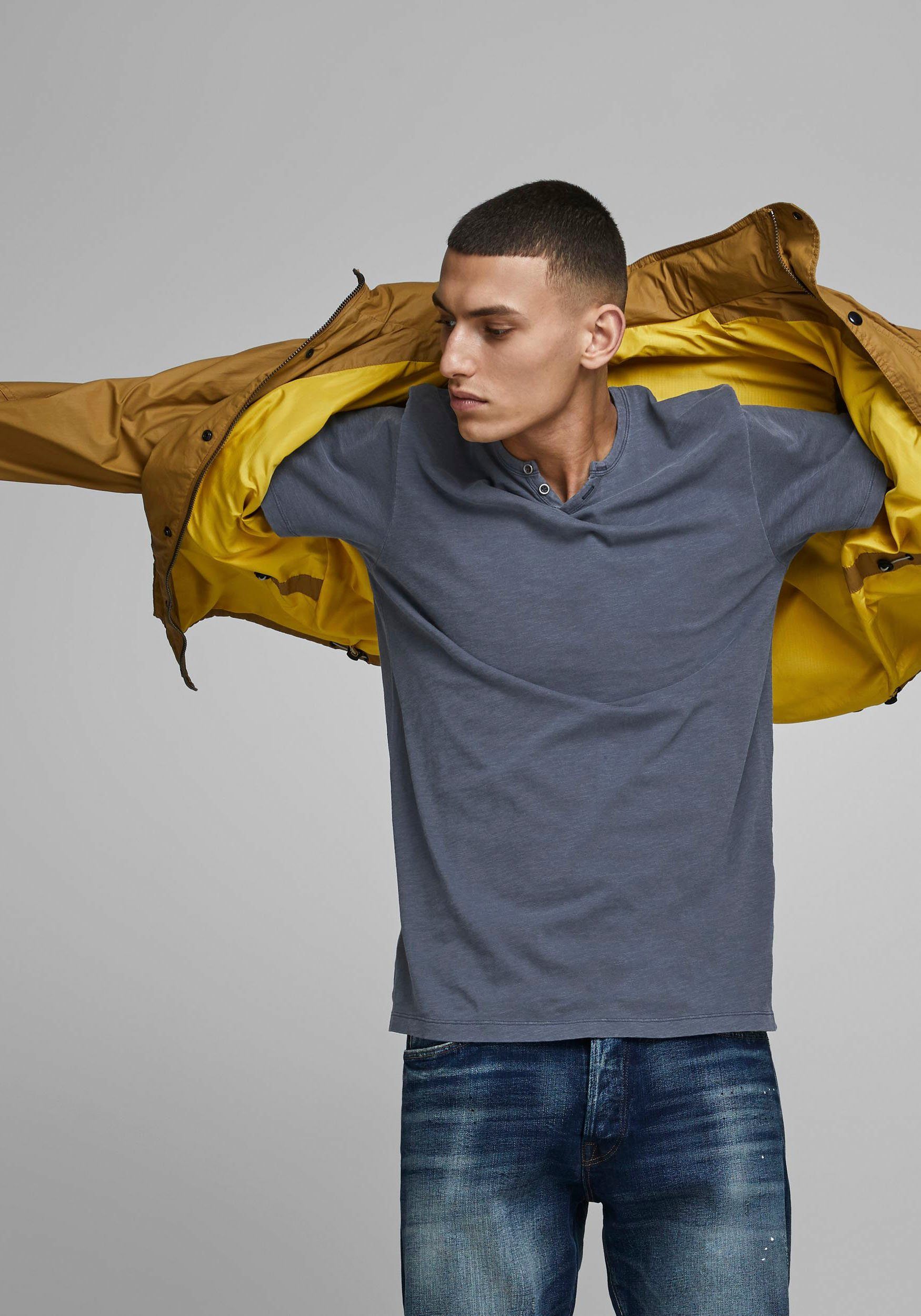 Jack & Jones T-shirt SPLIT NECK TEE