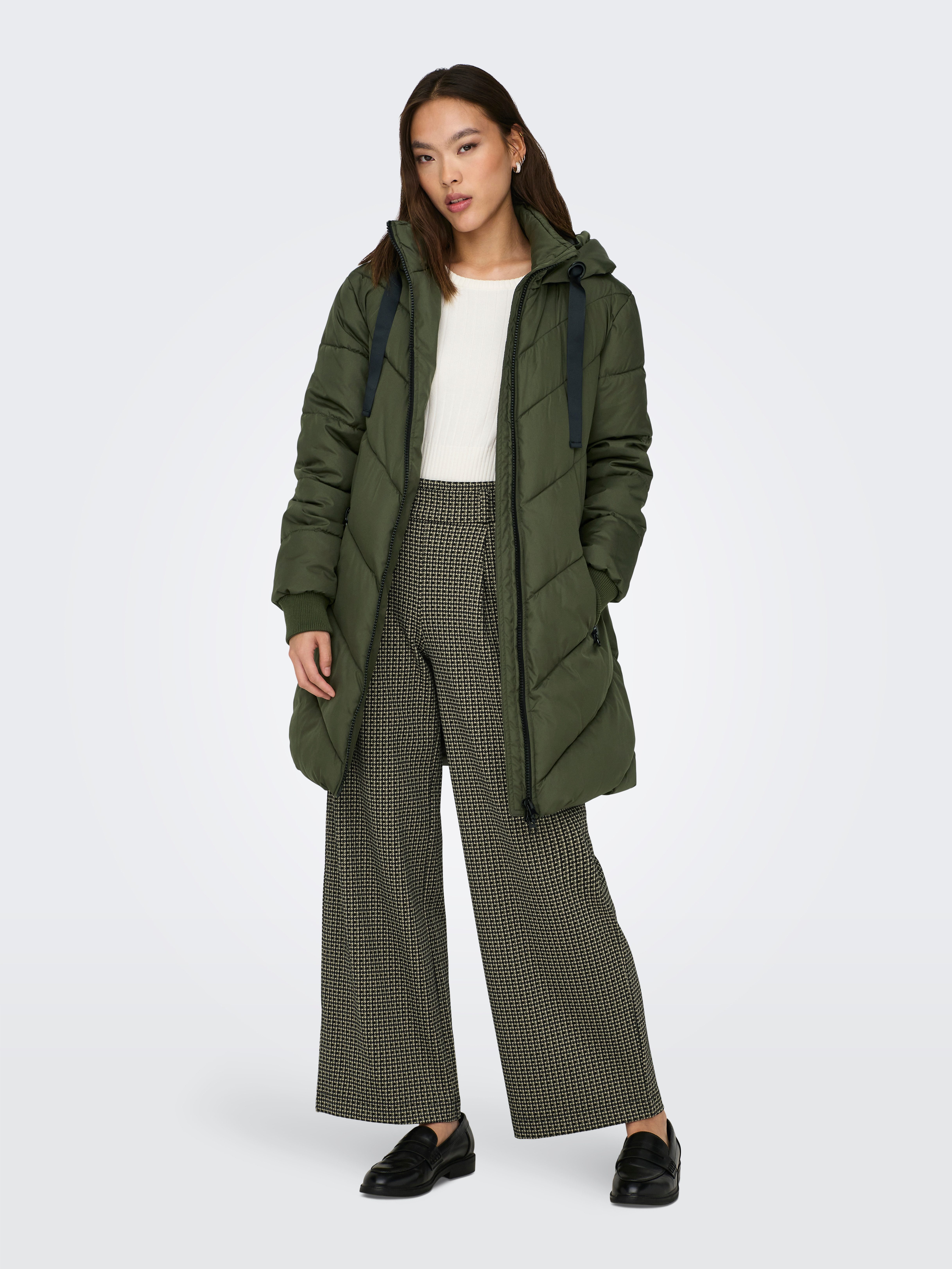 JDY Gewatteerde jas JDYSKYLAR LIFE HOOD JACKET OTW NOOS