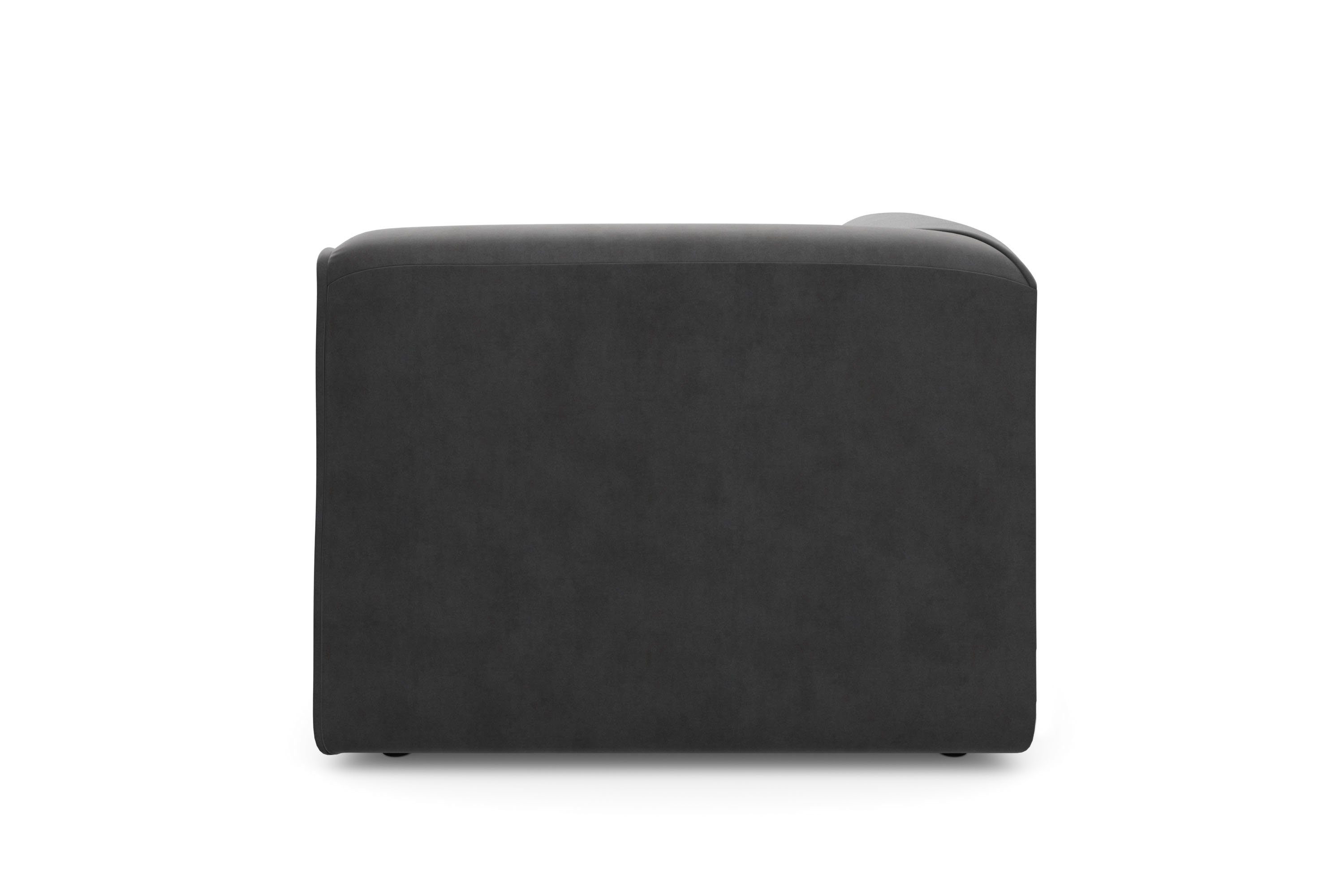 RAUM.ID Bank-hoekelement Merid, sofa-element, afmetingen B/D/H: 97/97/46 cm als module of apart te gebruiken, voor individuele samenstelling