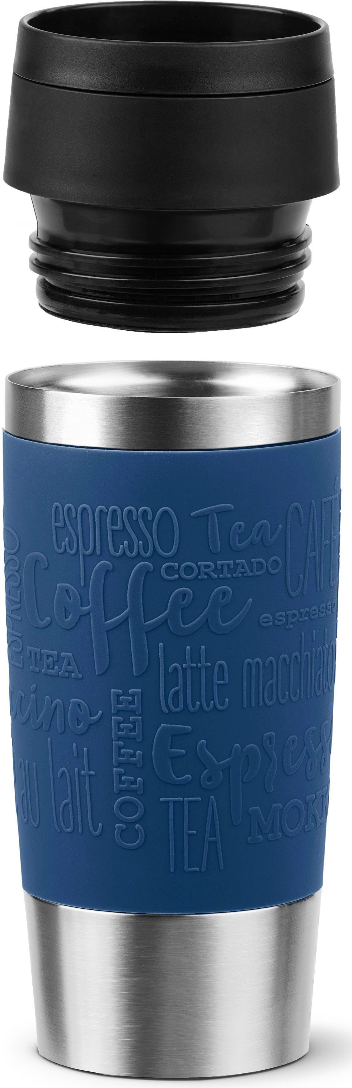 Emsa Thermosbeker Travel Mug Classic, met 360° drinkopening 4u heet, 8u koud - 360 ml / 6u heet, 12u koud - 500 ml, 100% dicht