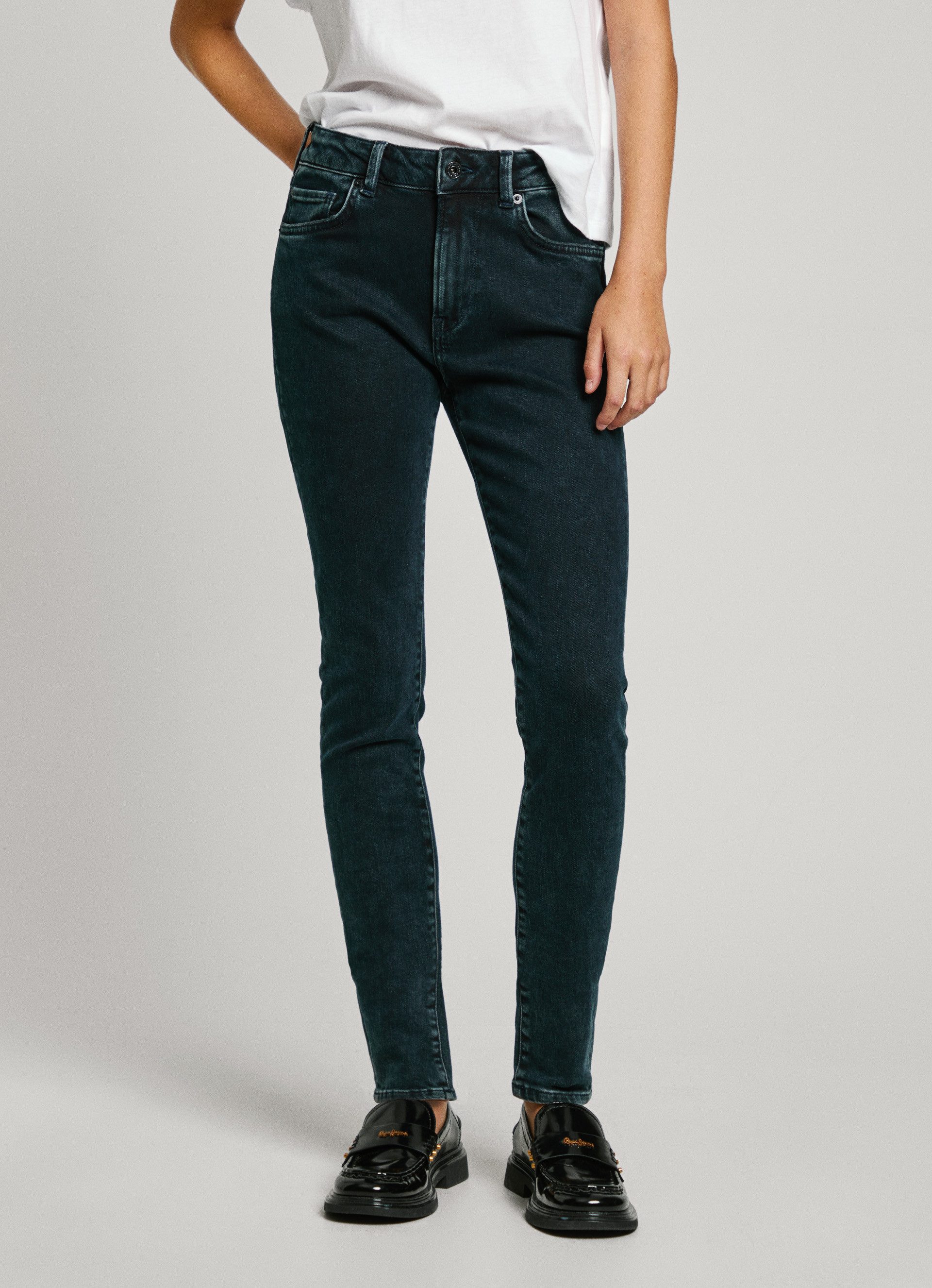 Pepe Jeans Skinny fit jeans SKINNY JEANS MW in verschillende wassingen