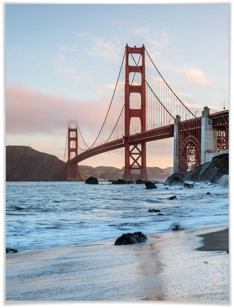 Wall-Art poster Golden Gate Bridge