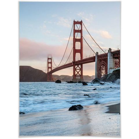 Wall-Art poster Golden Gate Bridge