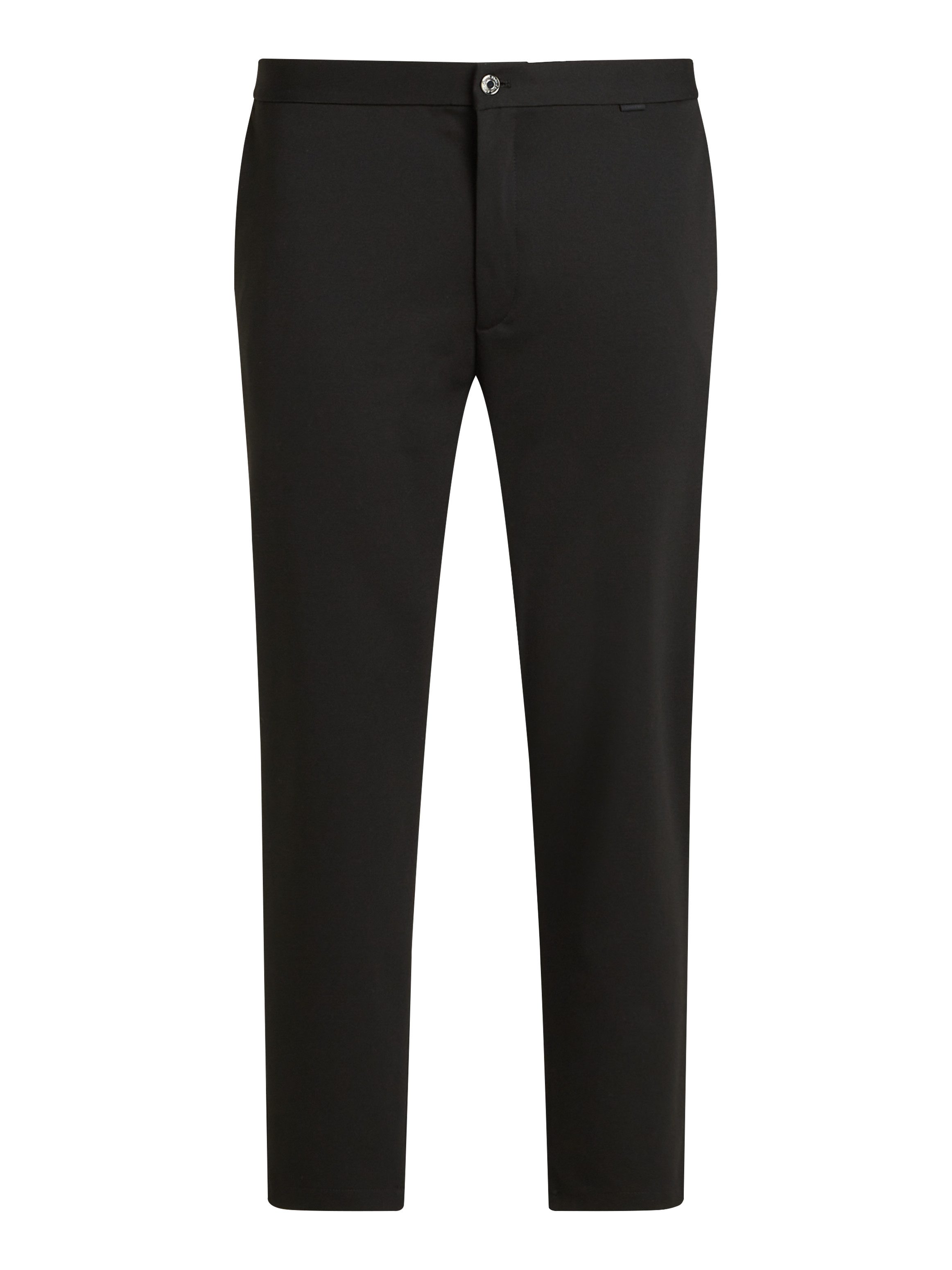 Calvin Klein Chino BT_COMFORT KNIT TAPERED PANT in grote maten met logo-embossing