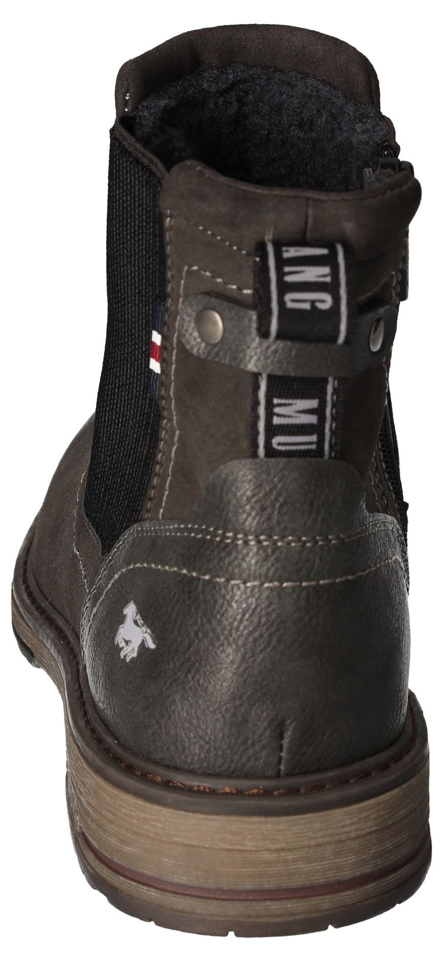 Mustang Shoes Chelsea-boots slip-on boots, ankle boots, block heel, side stretch insert