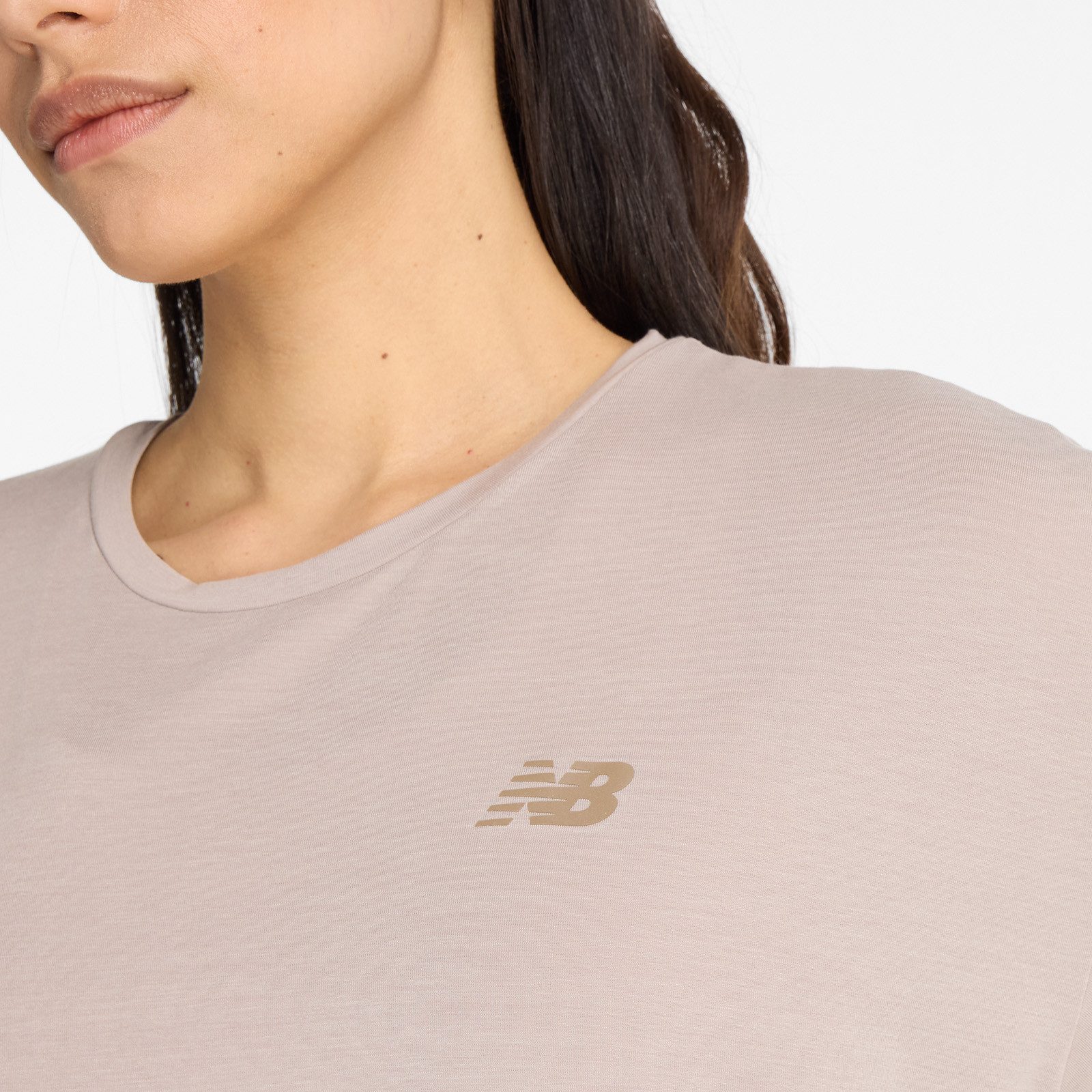 New Balance Runningshirt met merk