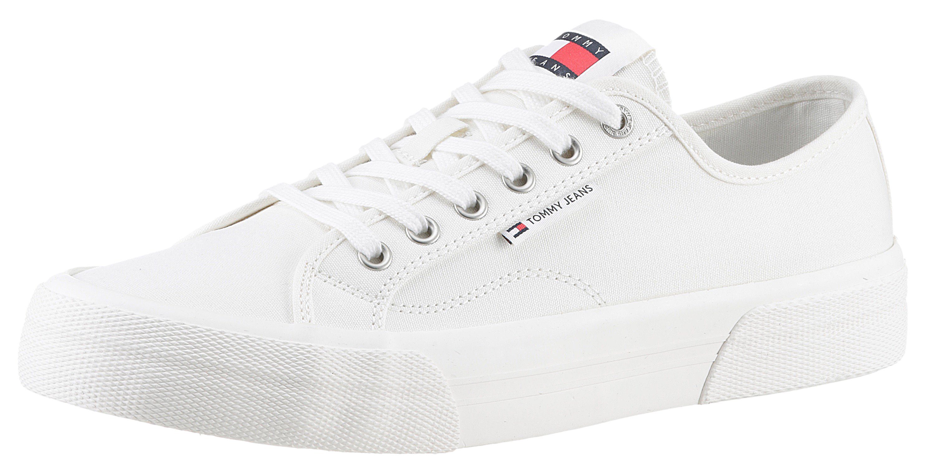 TOMMY JEANS Sneakers TJM LACE UP CANVAS COLOR met label, vrijetijdsschoen, lage schoen, veterschoen