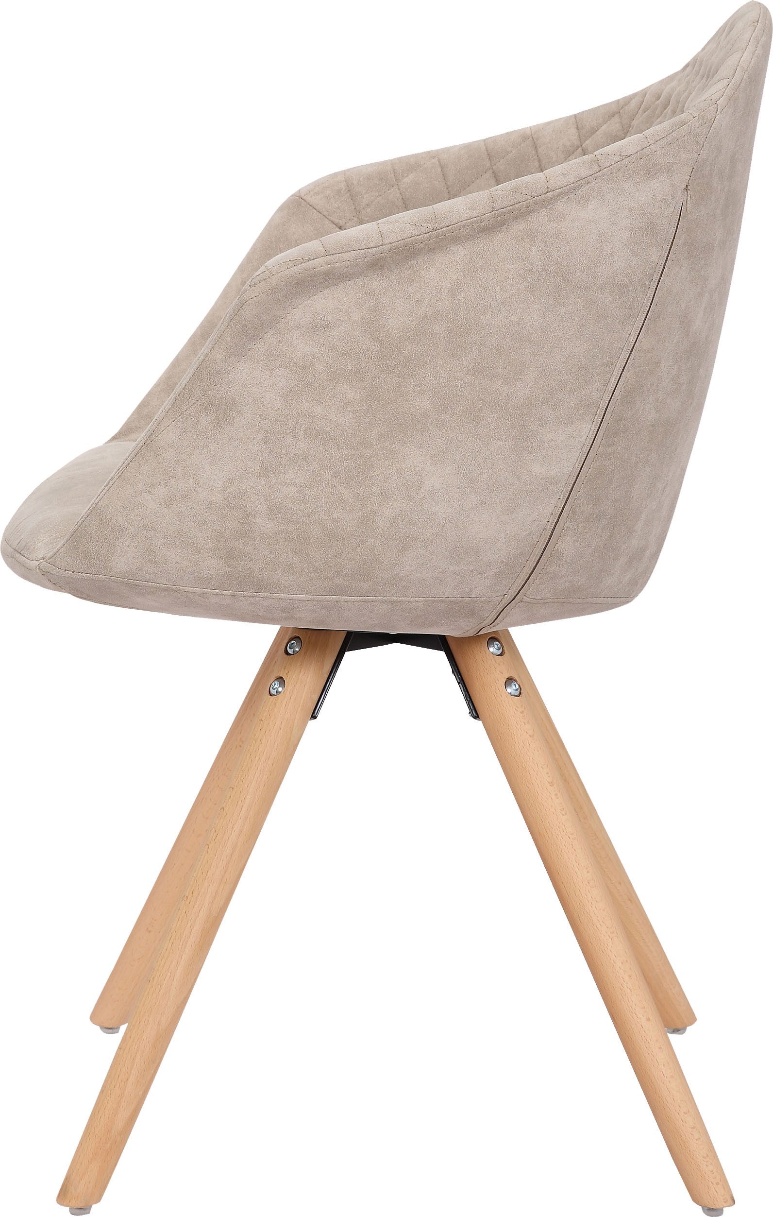 Kayoom Stoel Chadwick 110 2-delige set, stijlvol design, in natuurlijke kleuren gehouden (set, 2 stuks)