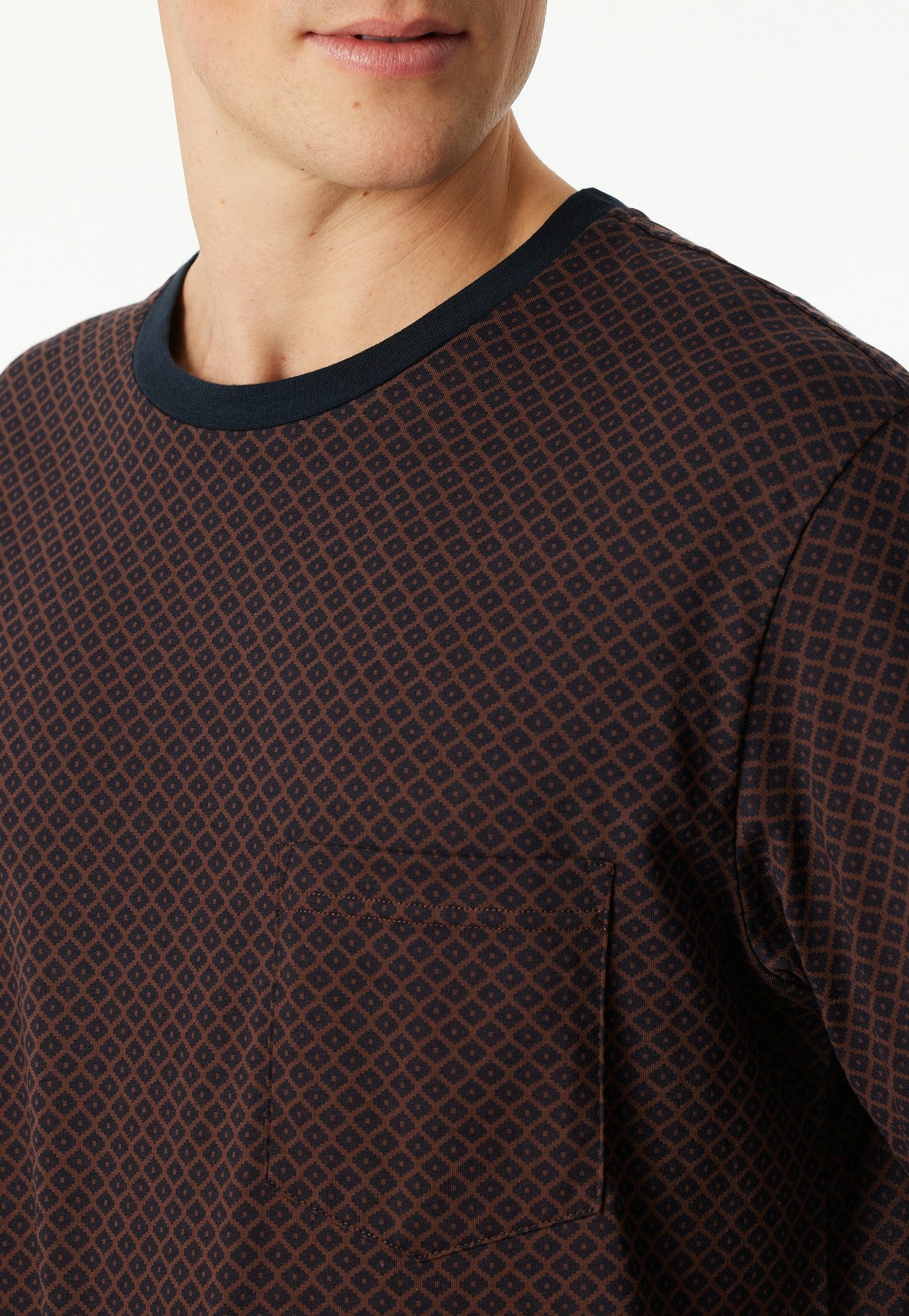 Schiesser Pyjama Comfort Essentials met comfortabele boorden (2-delig)