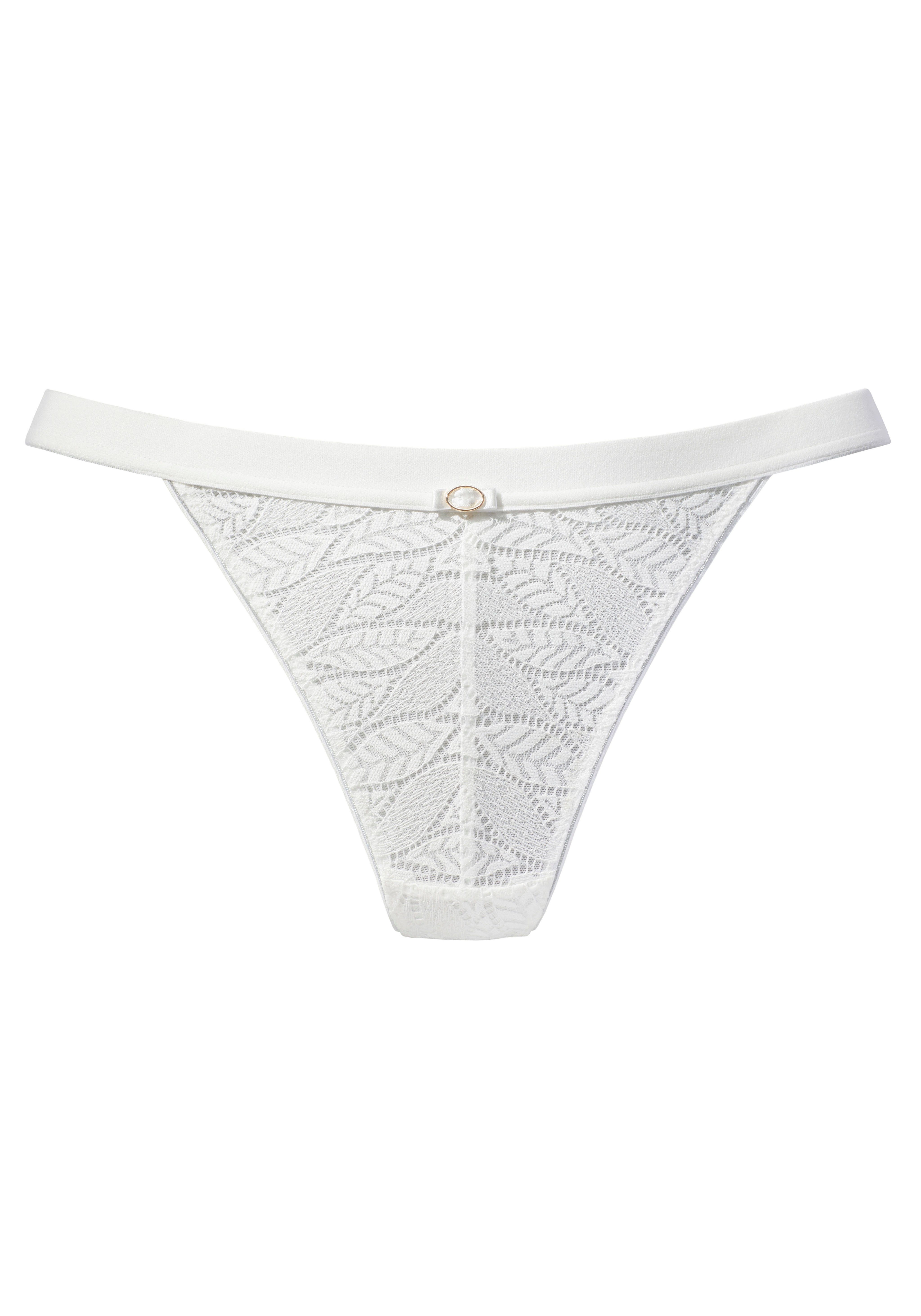 Vivance Tanga rondom van iets transparante kant