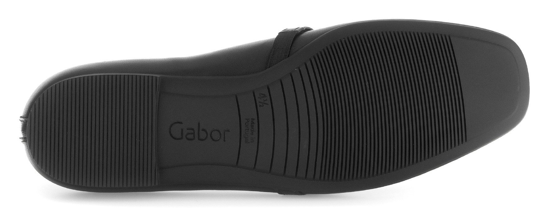 Gabor Ballerina's , blockhak, comfort schoen, flats met fonkelende sierstenen