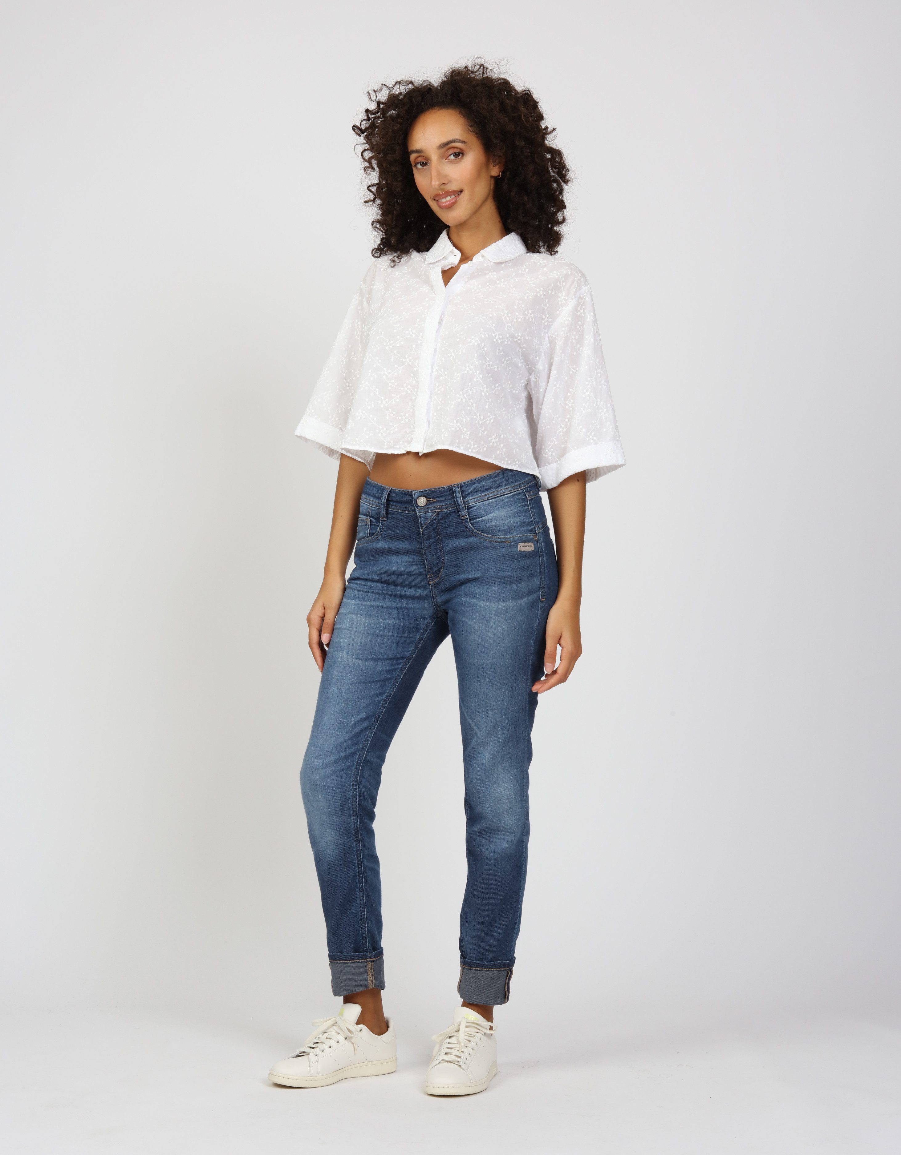 GANG Relax fit jeans 94AMELIE met dubbele rechter achterzak
