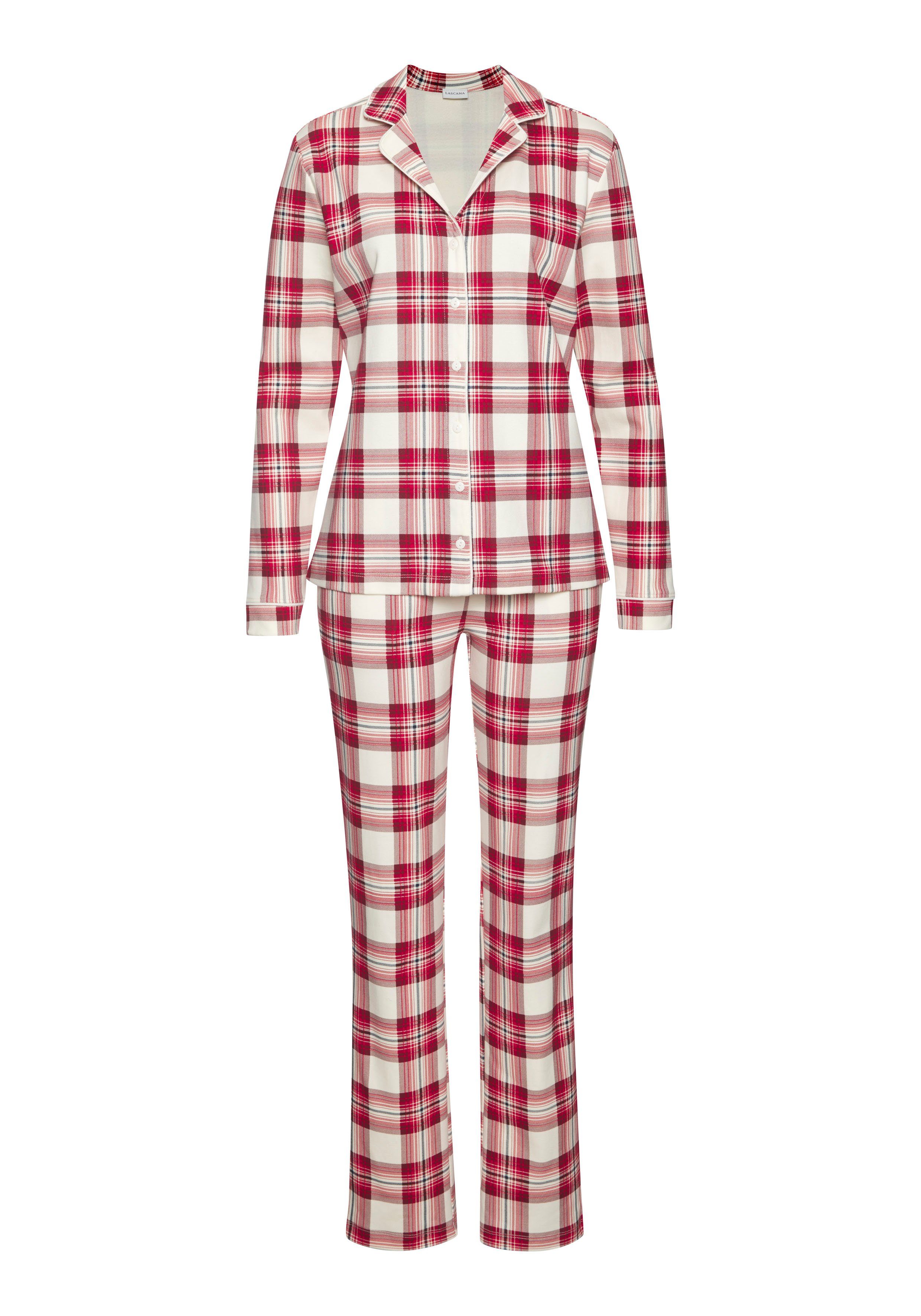 Lascana Pyjama incl. slaapmasker (set 3-delig)