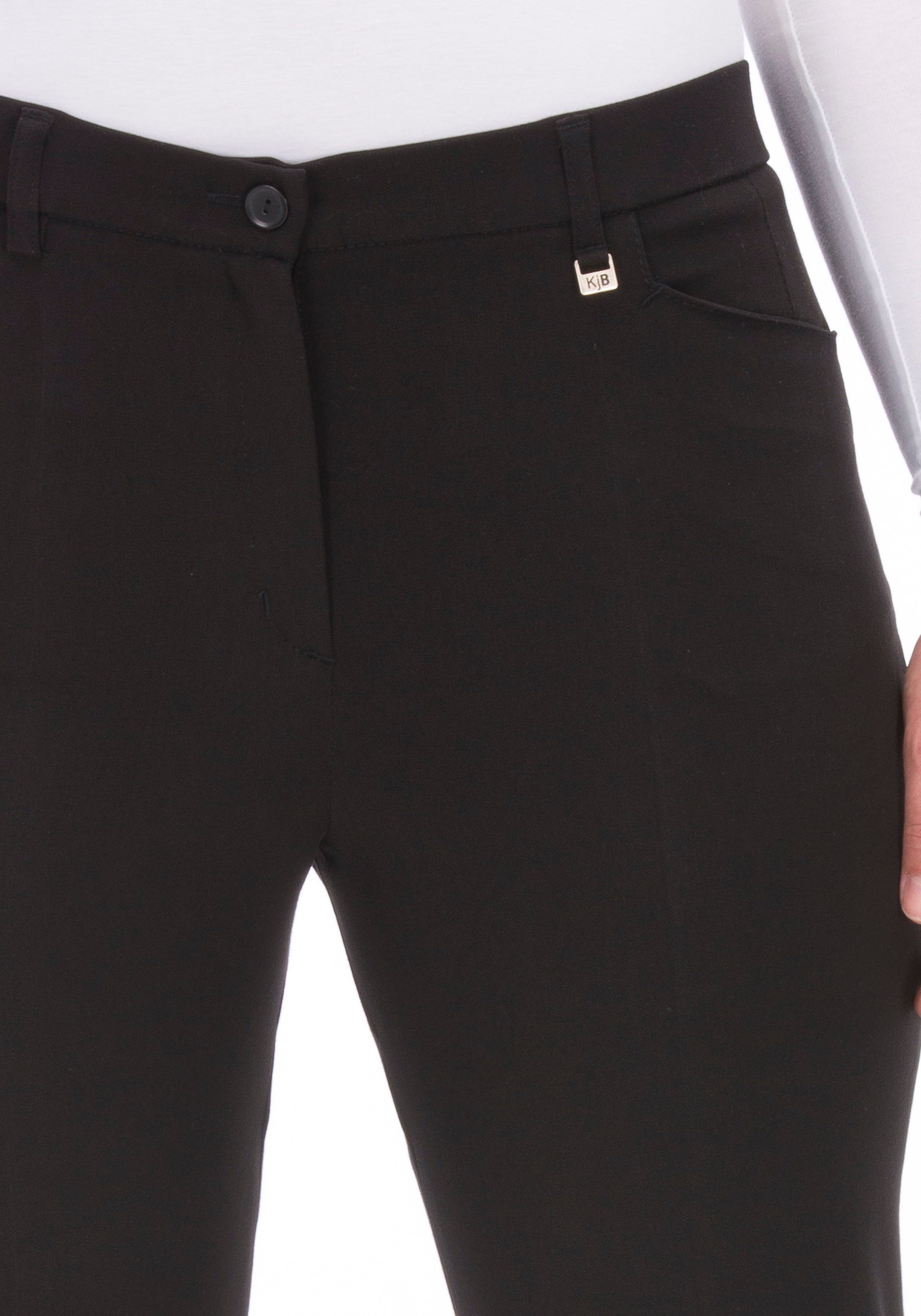 KjBRAND Stoffen broek Bea in Bi-Stretch Kamgarenlook met Persplooien