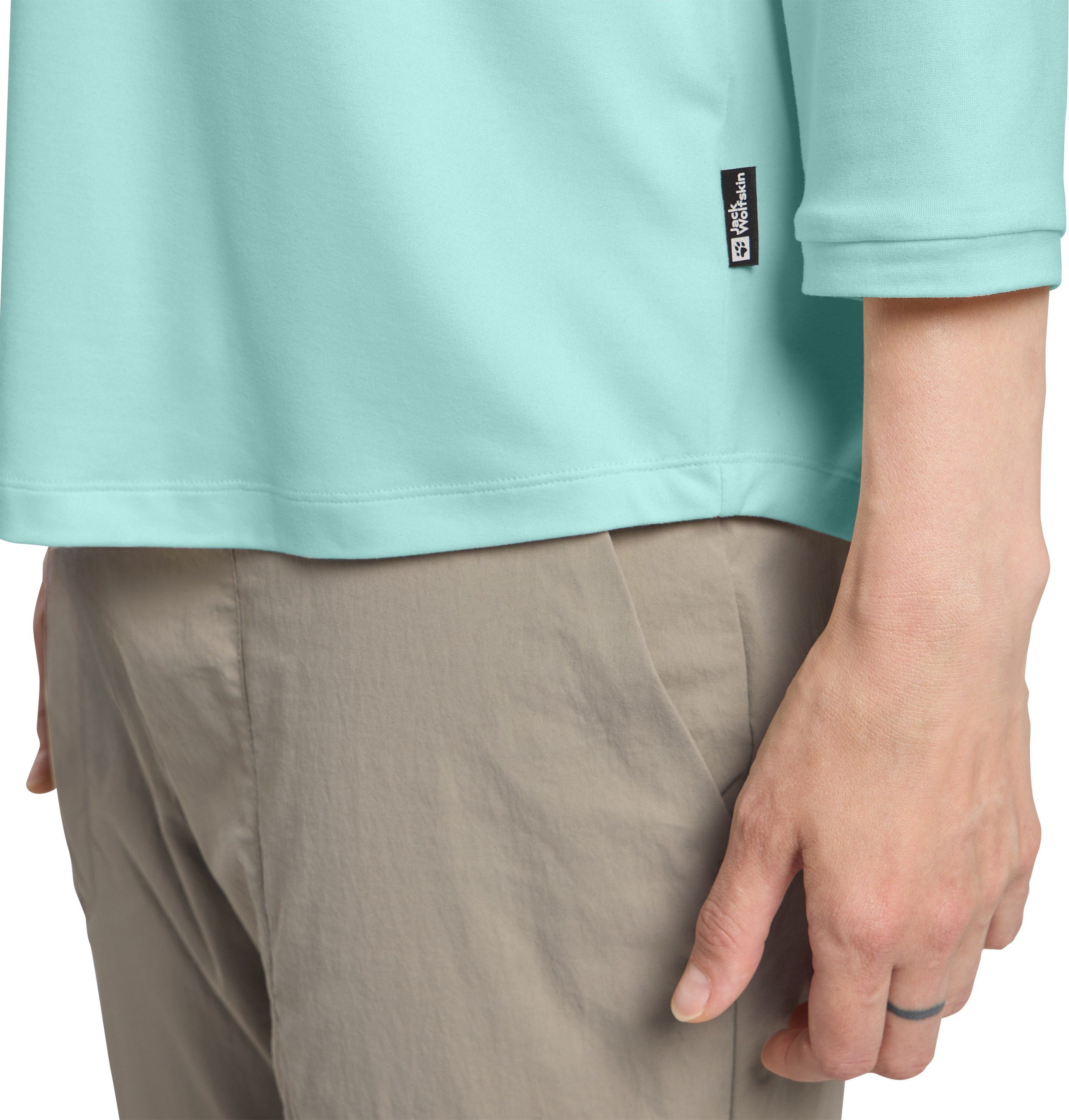 Jack Wolfskin Shirt met 3/4 mouwen TRAVEL 3 4 T W