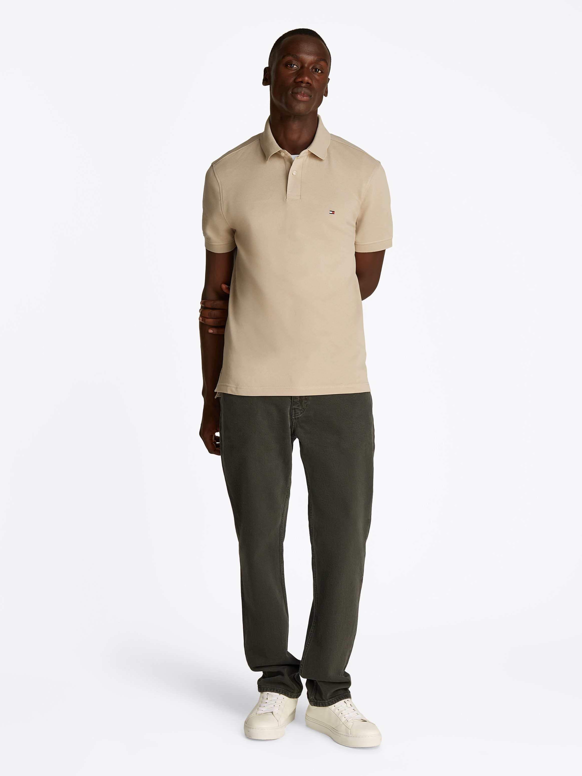 Tommy Hilfiger Poloshirt 1985 REGULAR POLO met contraststrepen in de kraag