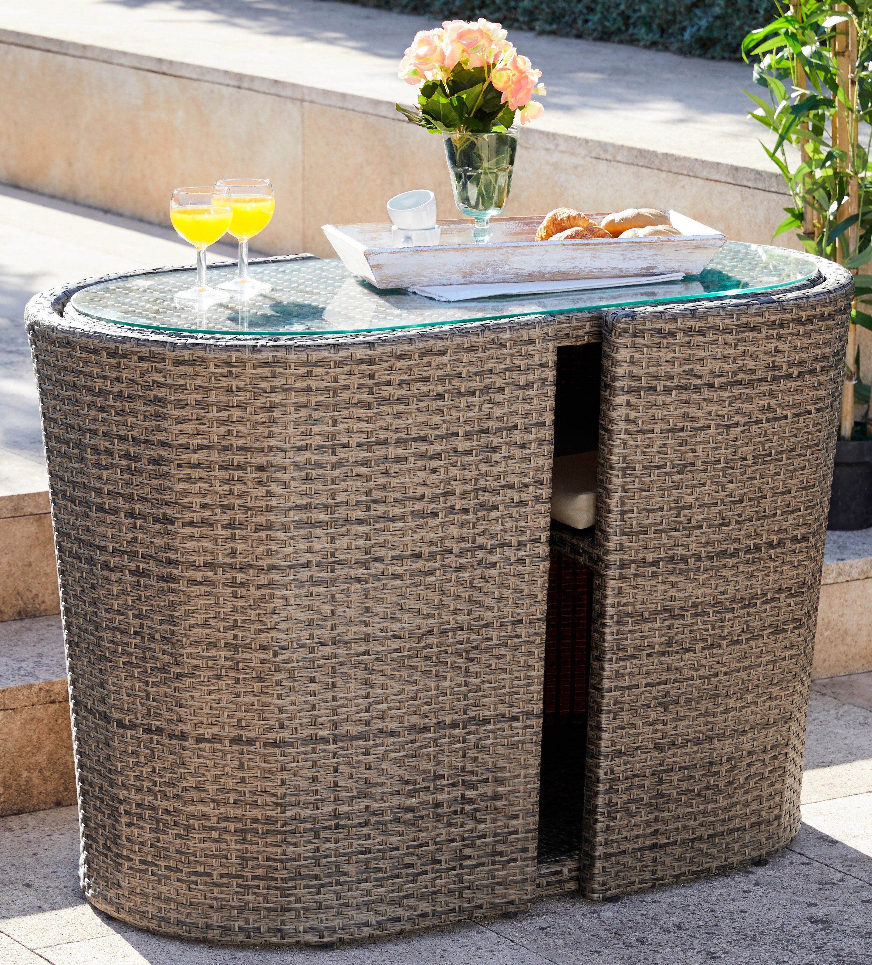MERXX Balkonset Ancona Wicker