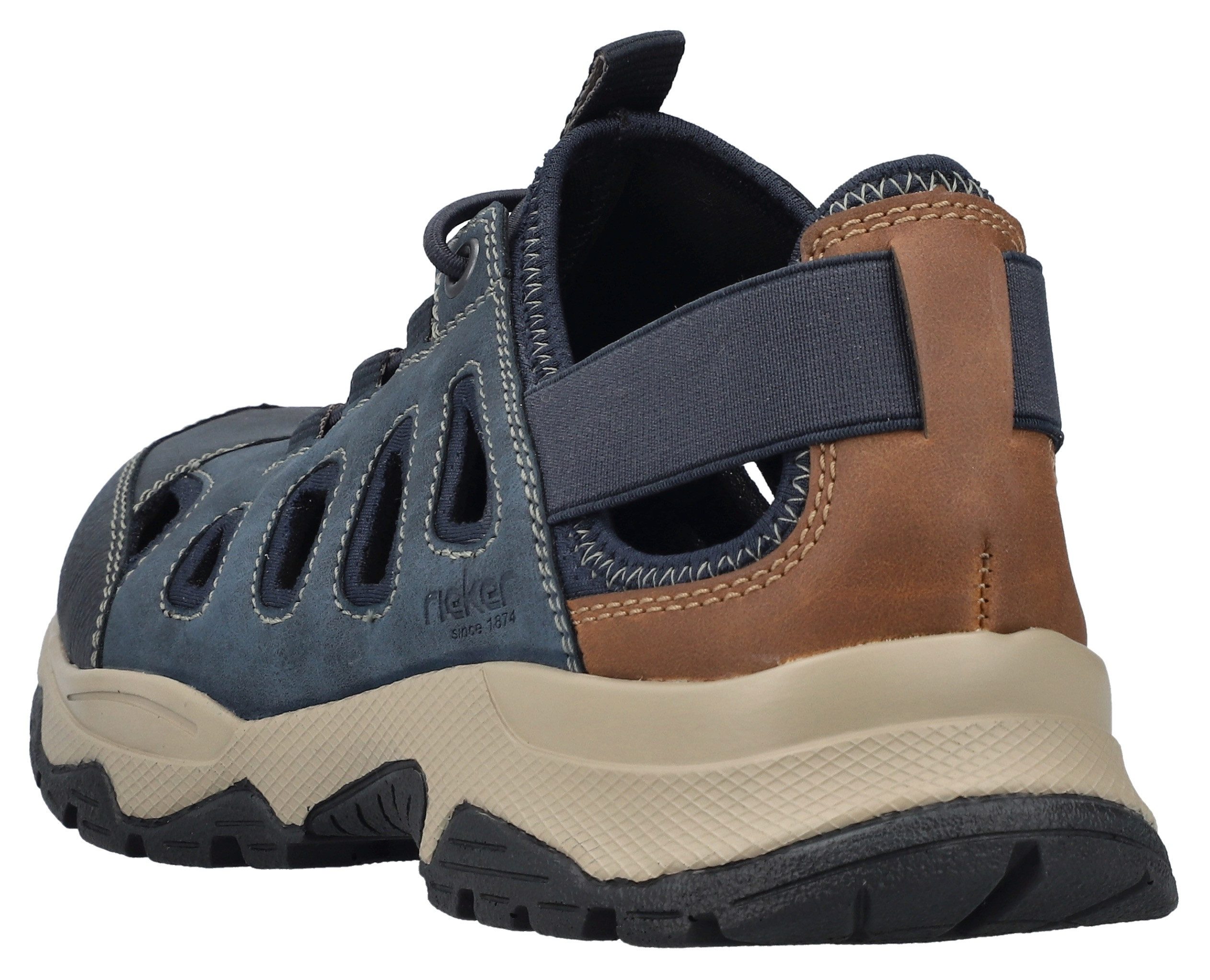 Rieker Slip-on sneakers , instapschoen, trekking schoen, outdoorschoen met elastische band