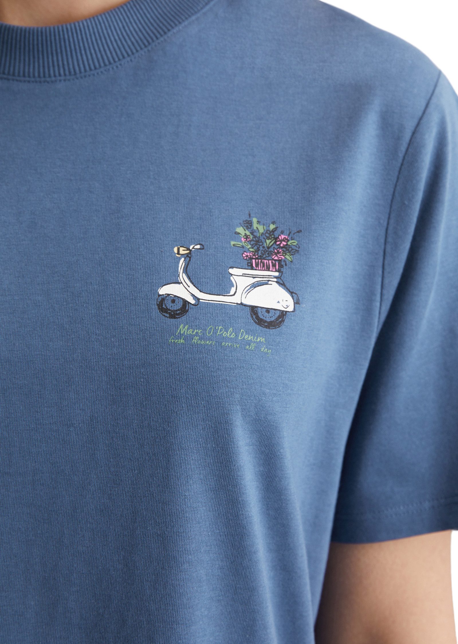 Marc O'Polo DENIM T-shirt modieuze print op de borst