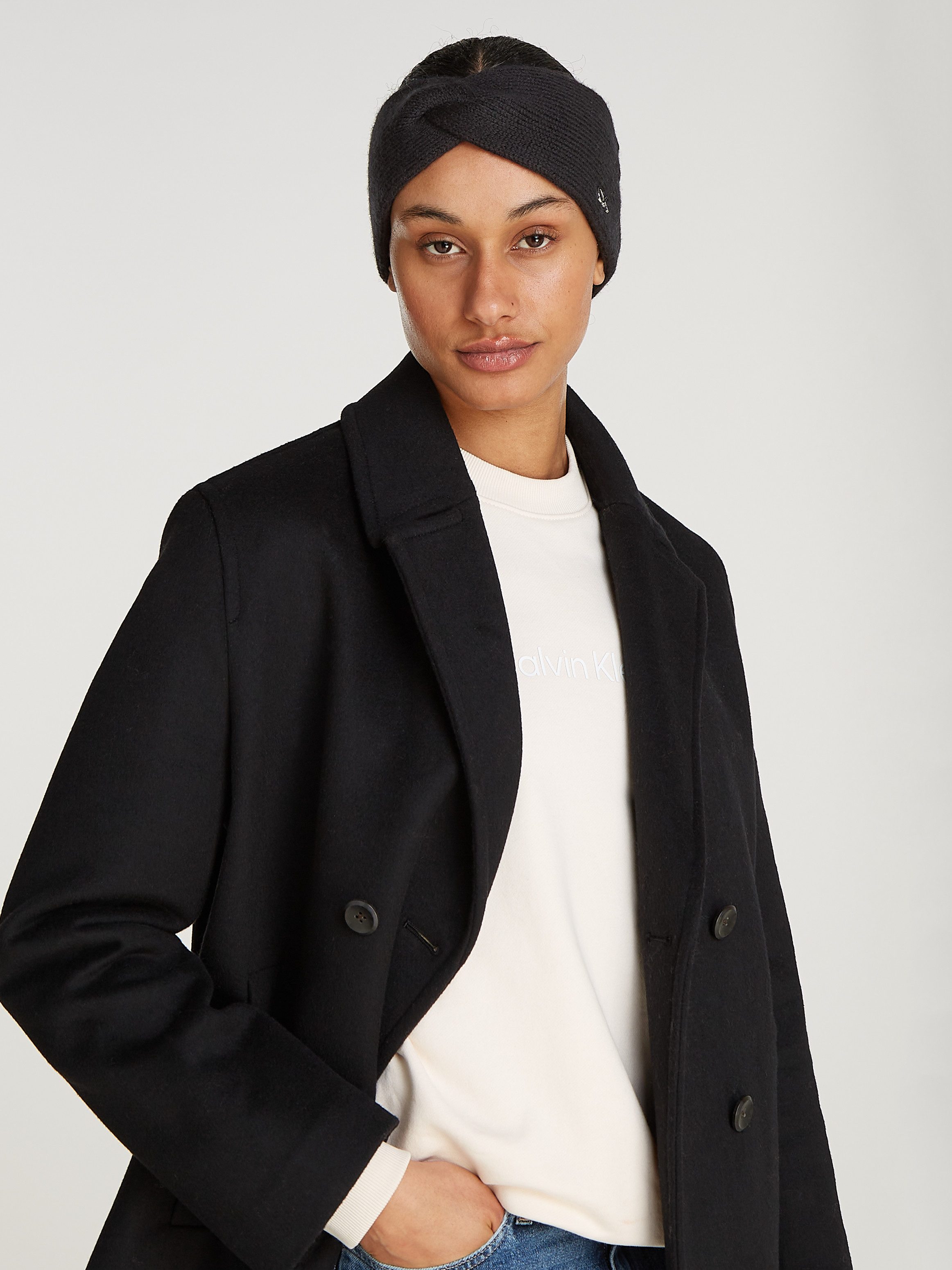 Calvin Klein Hoofdband CK METAL CHUNKY RIB HEADBAND