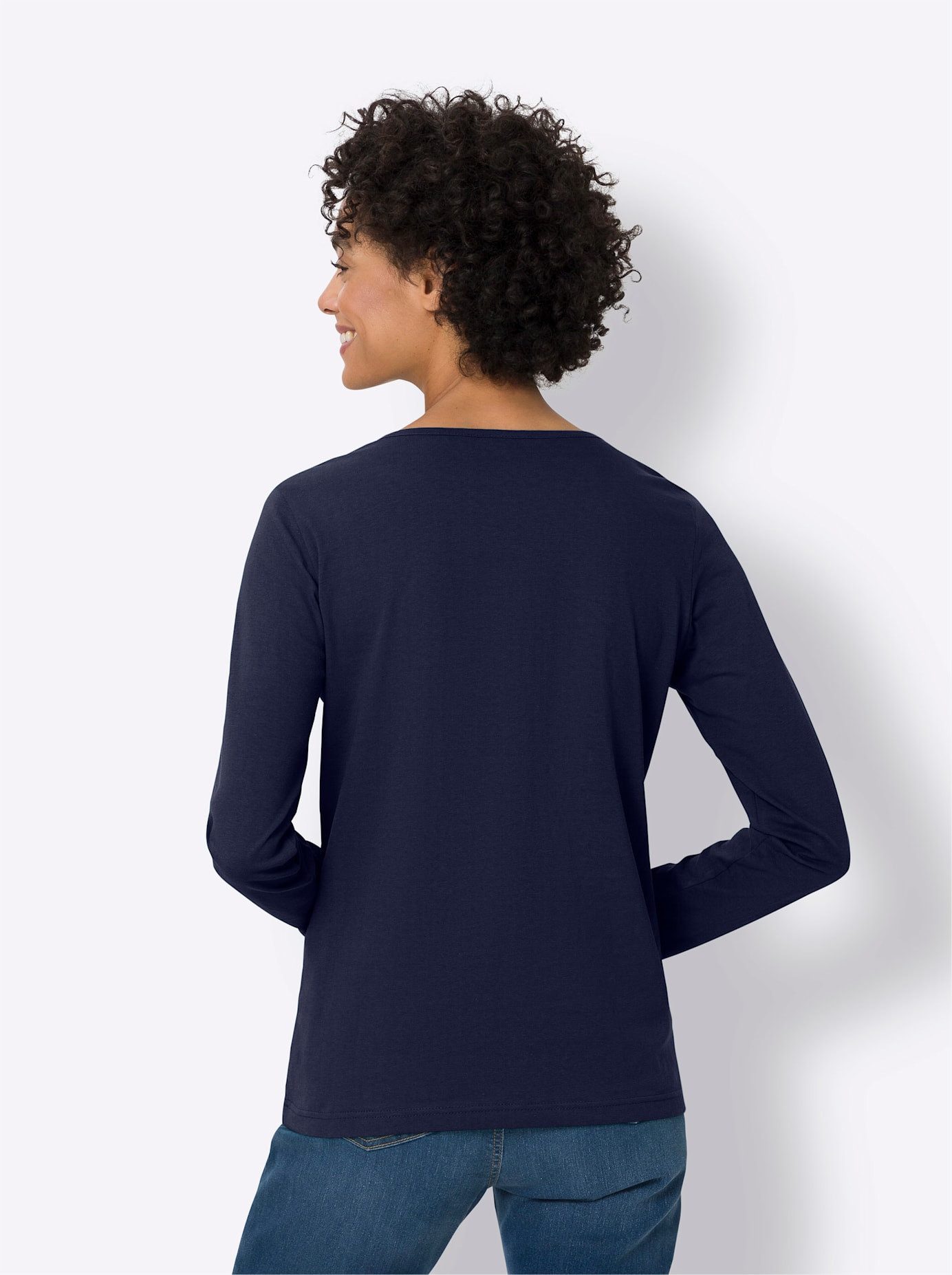 Classic Basics Shirt met lange mouwen (1-delig)