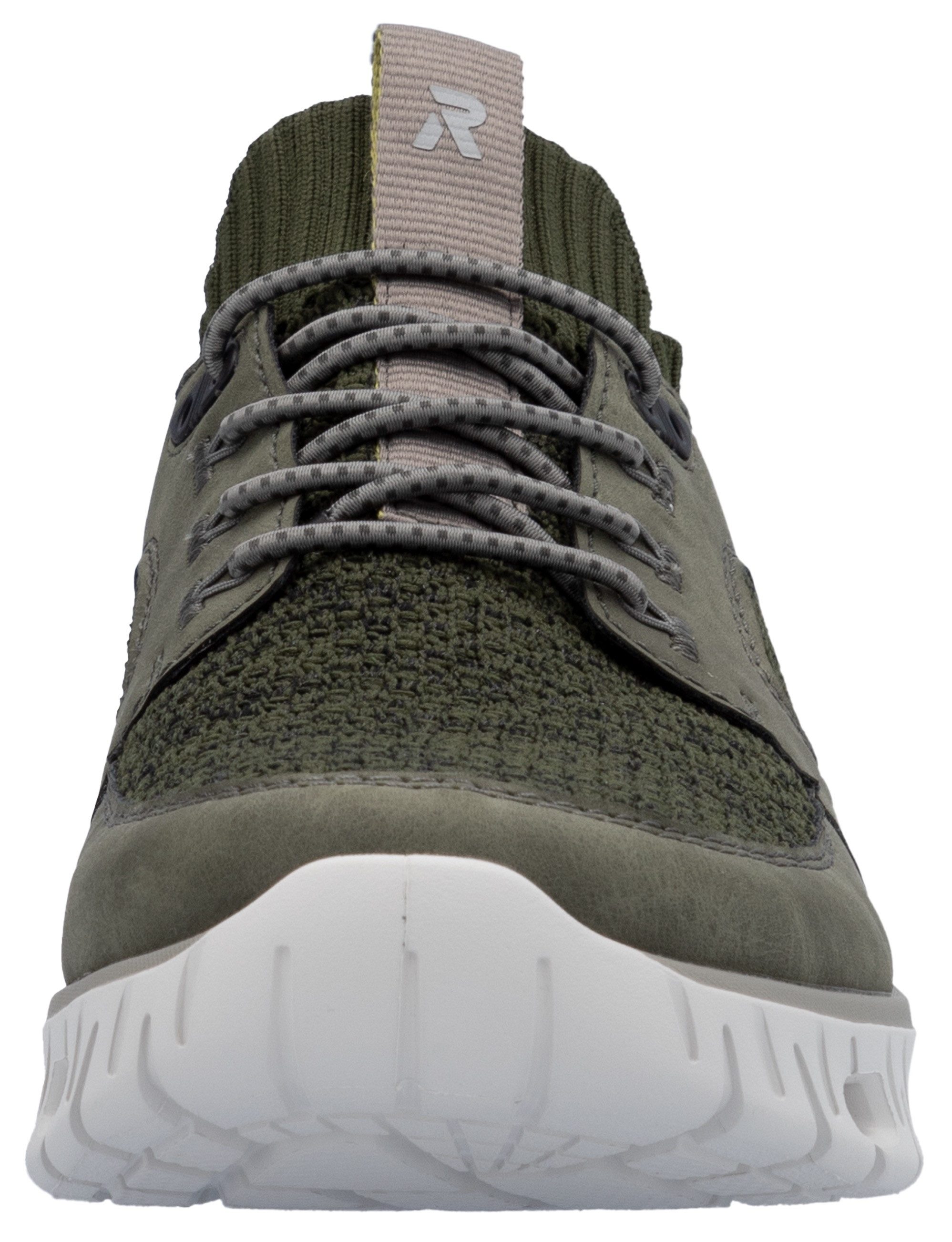 RIEKER Sport Slip-on sneakers , lage schoen, vrijetijdsschoen, slipper met modieuze loopzool