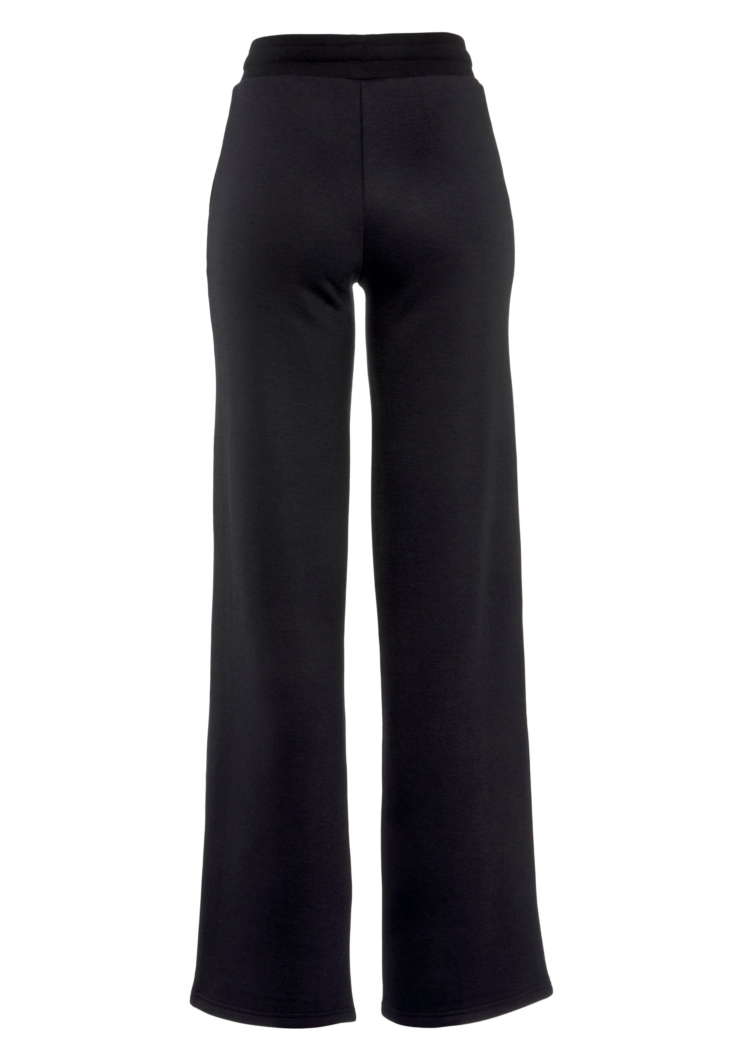 Vivance Relaxbroek -Loungebroek met brede pijpen en van ultra-zachte sweatkwaliteit, loungewear