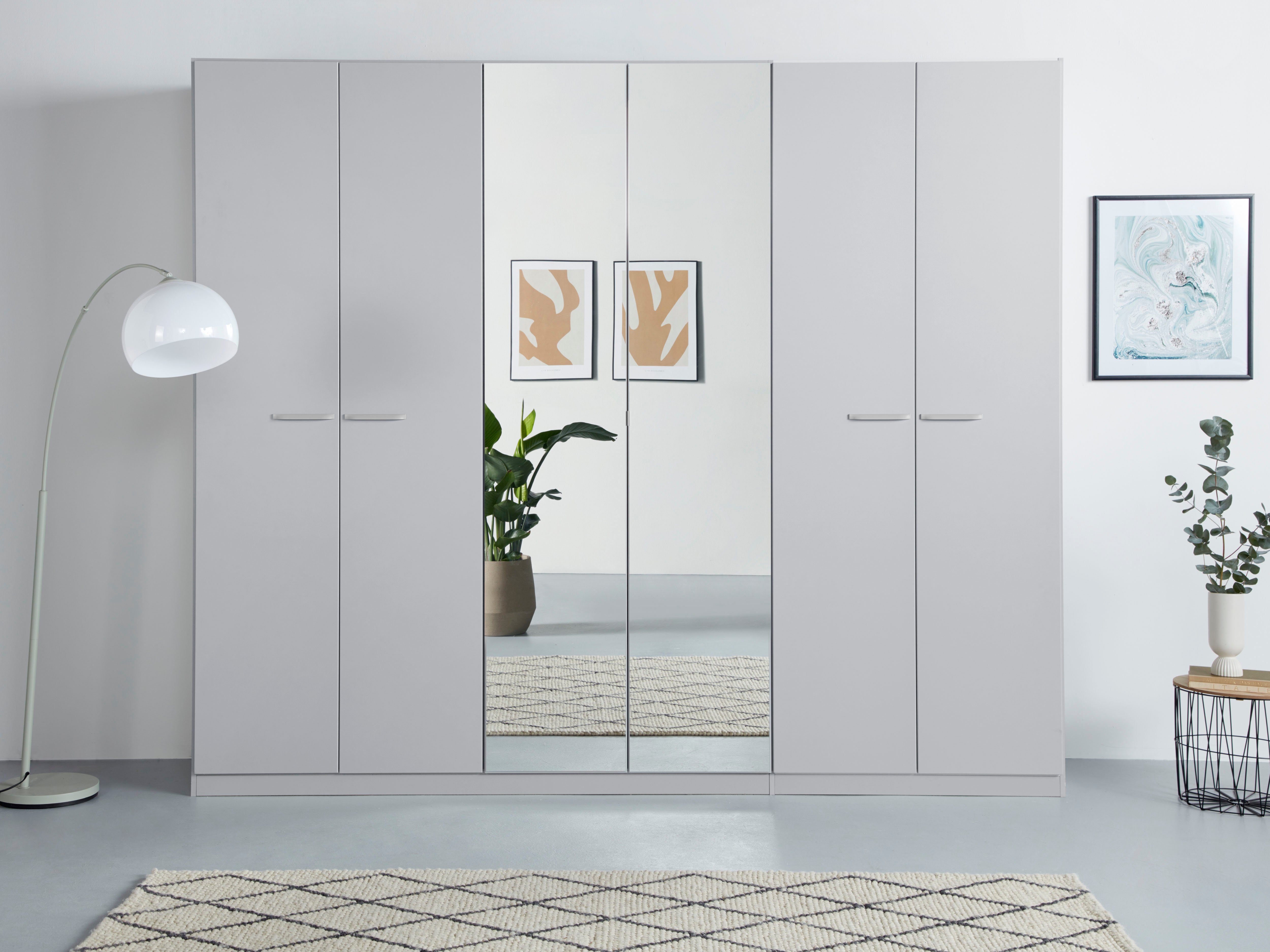 rauch Draaideurkast Kledingkast kast garderobe TOPSELLER OTELI incl. binnenindeling met 3 binnenlades extra planken optioneel met spiegel made in germany