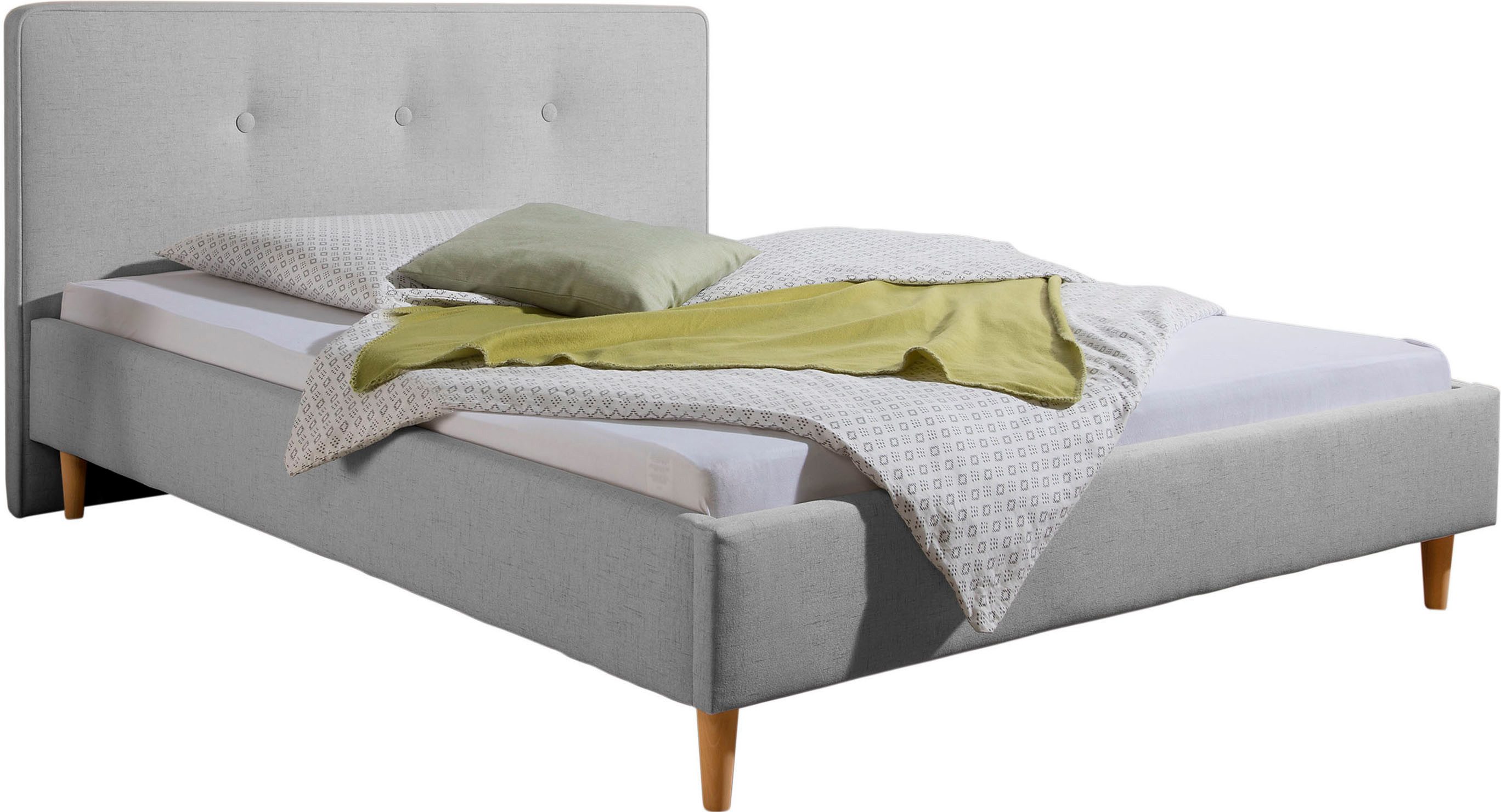 Maintal Gestoffeerd bed Lonepine Zijkanten van het bed zelf te monteren, zonder bedkist