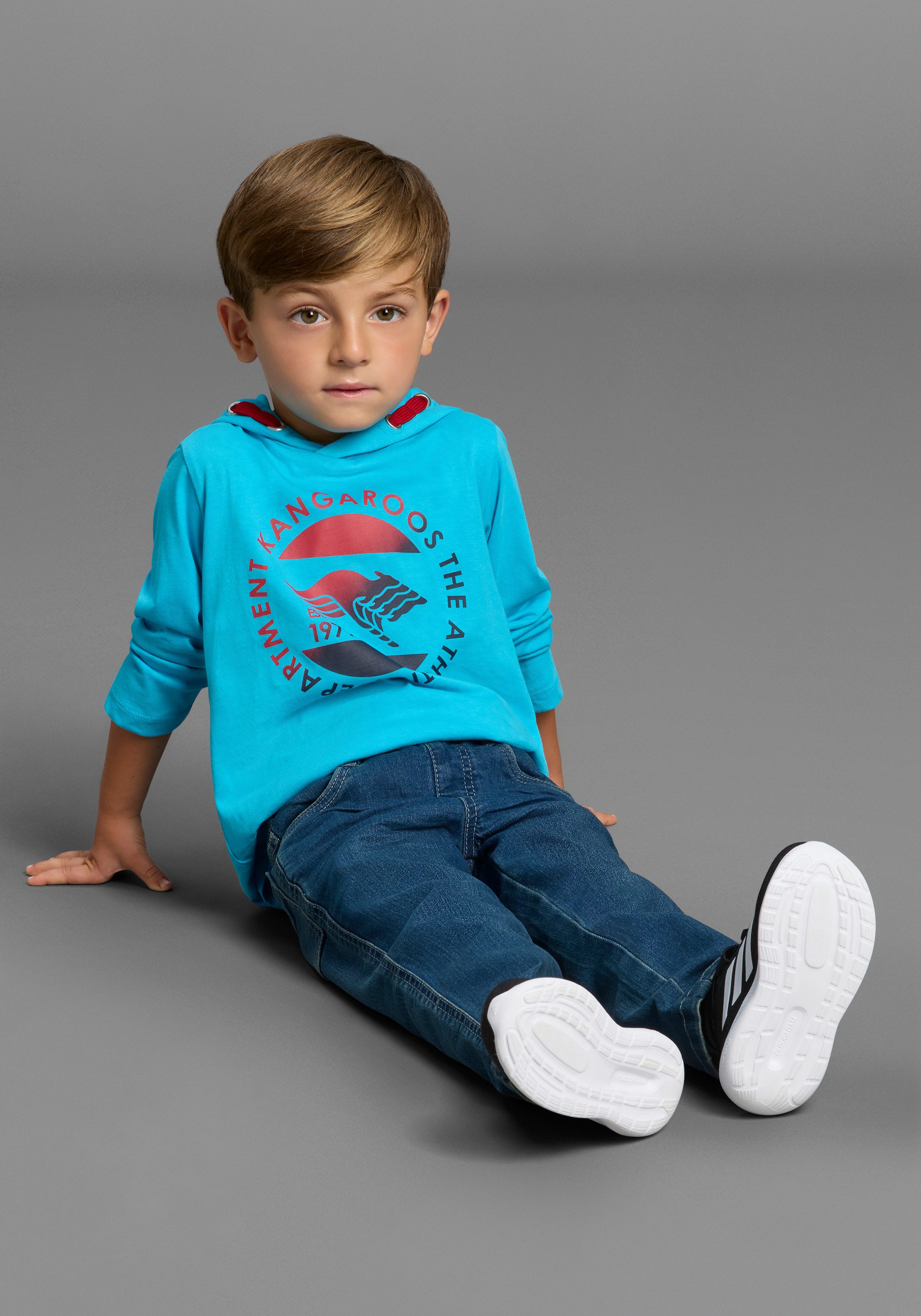 KangaROOS Shirt met lange mouwen Shirt voor kleine jongens