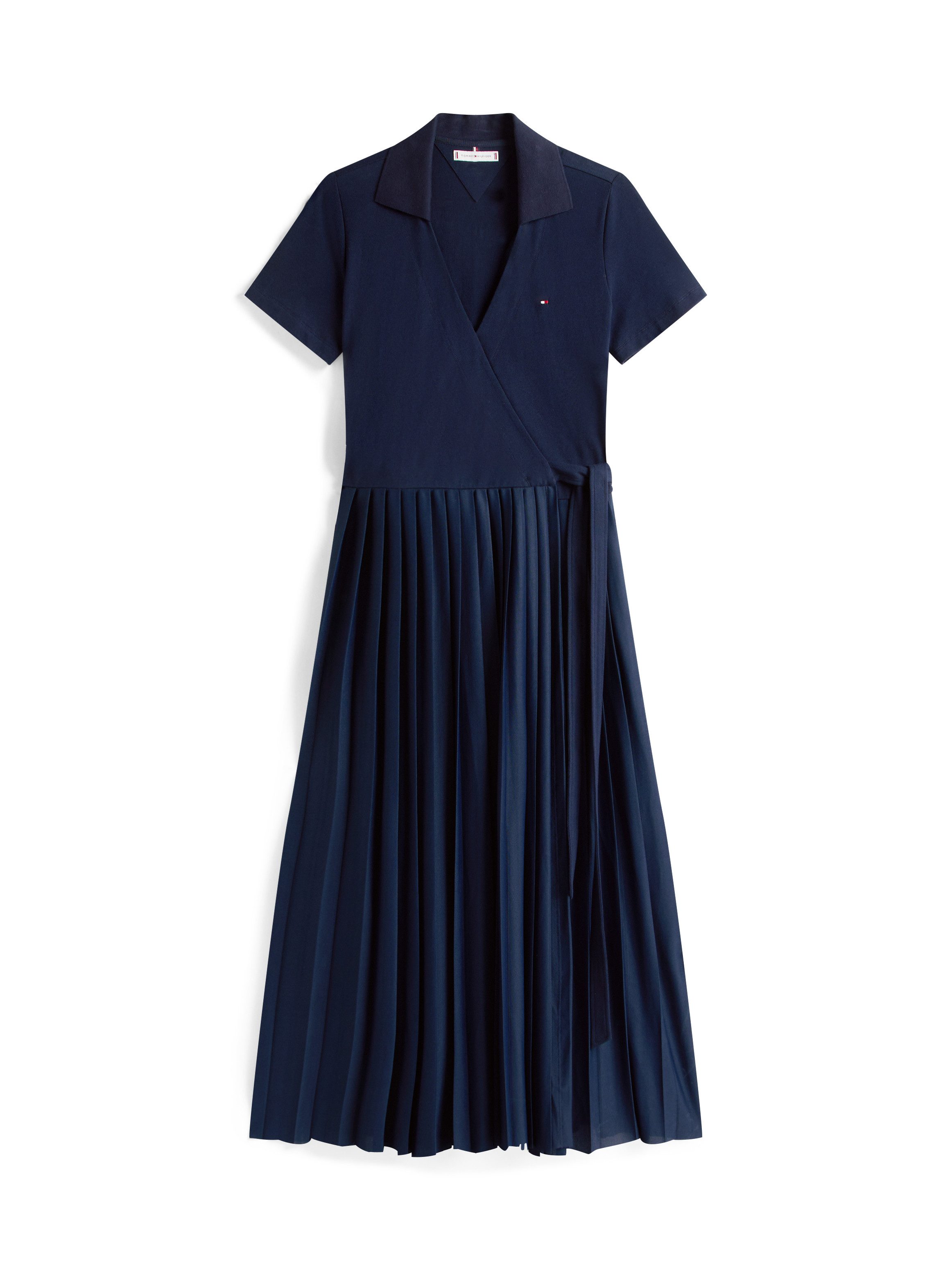 Tommy Hilfiger Wikkeljurk 1985 PLEATED WRAP POLO DRS