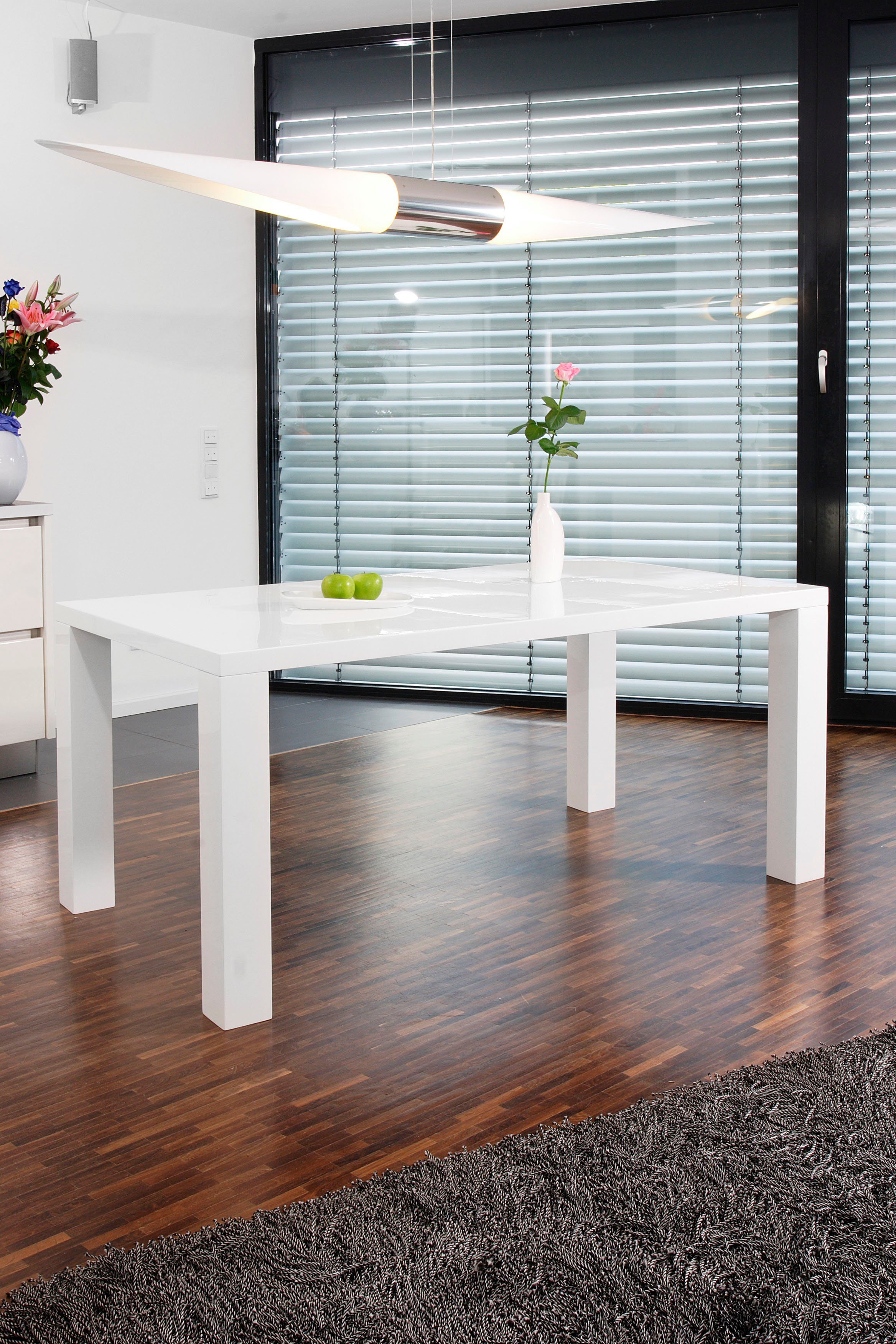 SalesFever Eethoek bestaand uit 4 draaistoelen en een 180 cm brede tafel (set, 5-delig)