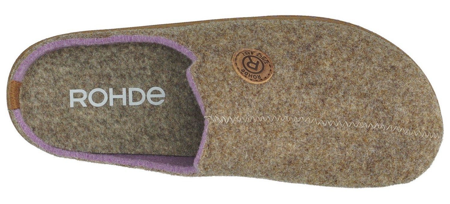 Rohde Pantoffels Foggia pantoffel, slippers, klomp met profielzool