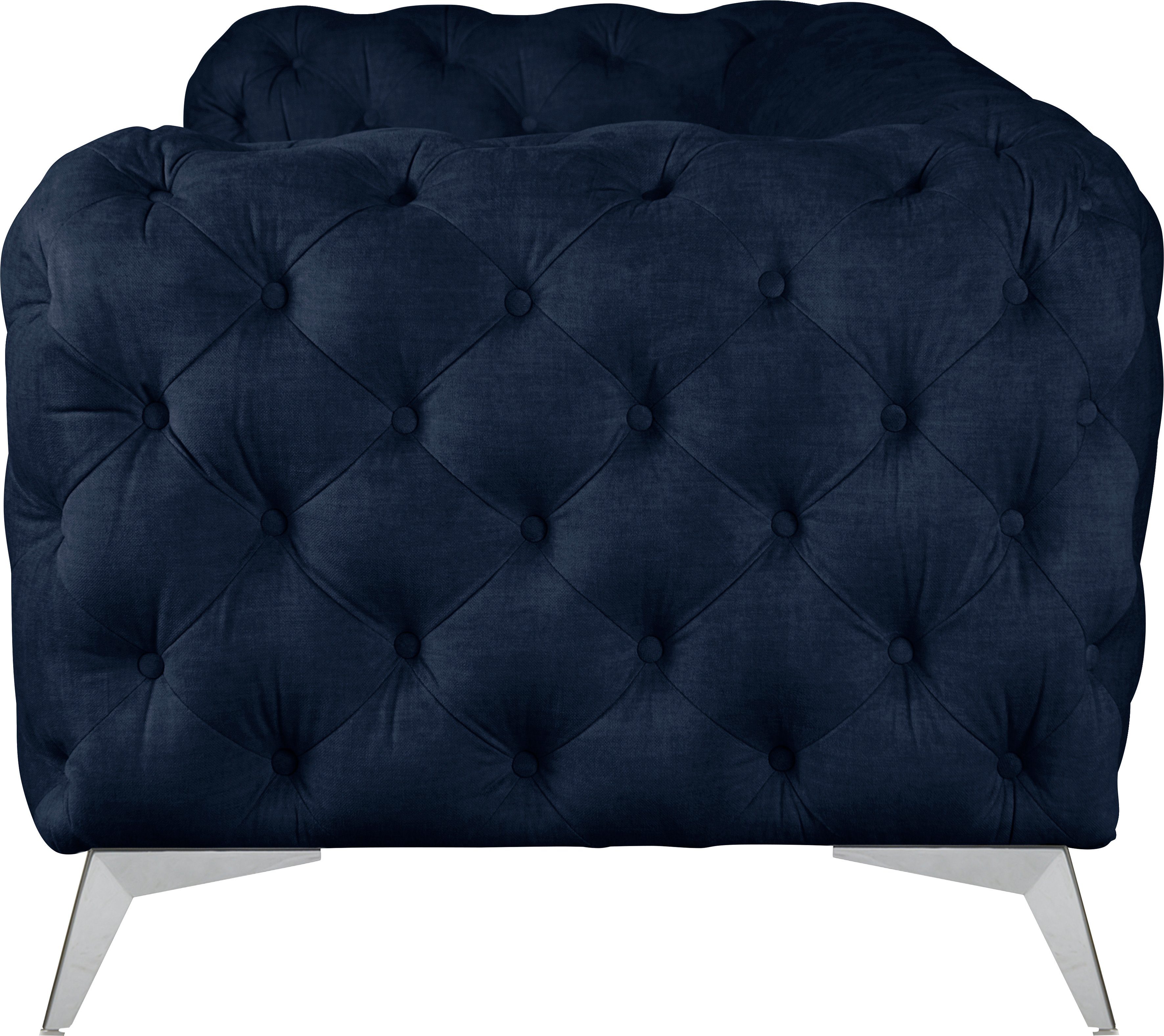 Leonique Chesterfield-bank Glynis luxueuze capitonnage, moderne chesterfield look, kleur van de poten ter keuze