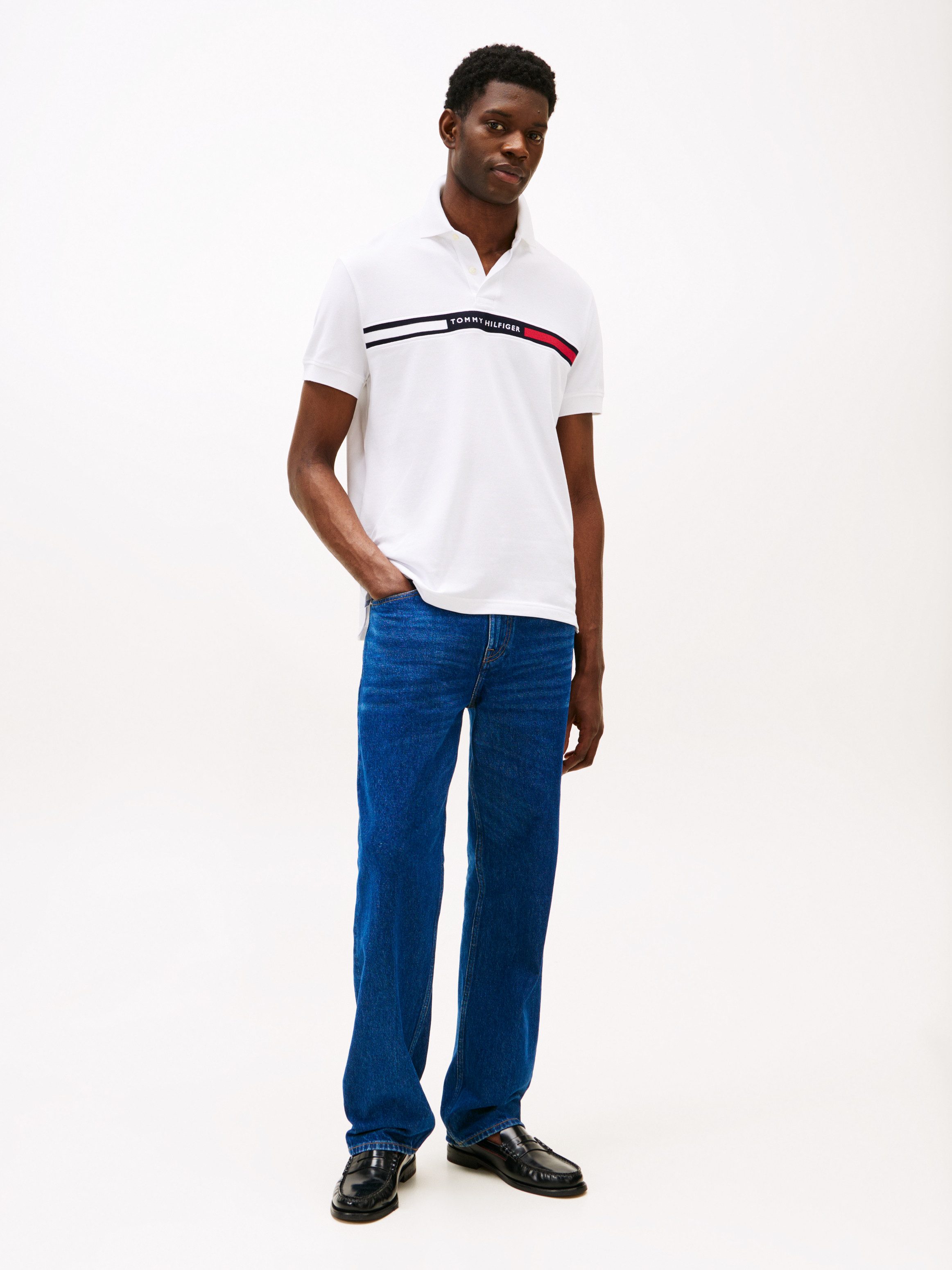 Tommy Hilfiger Poloshirt HILFIGER CHEST INSERT REG POLO