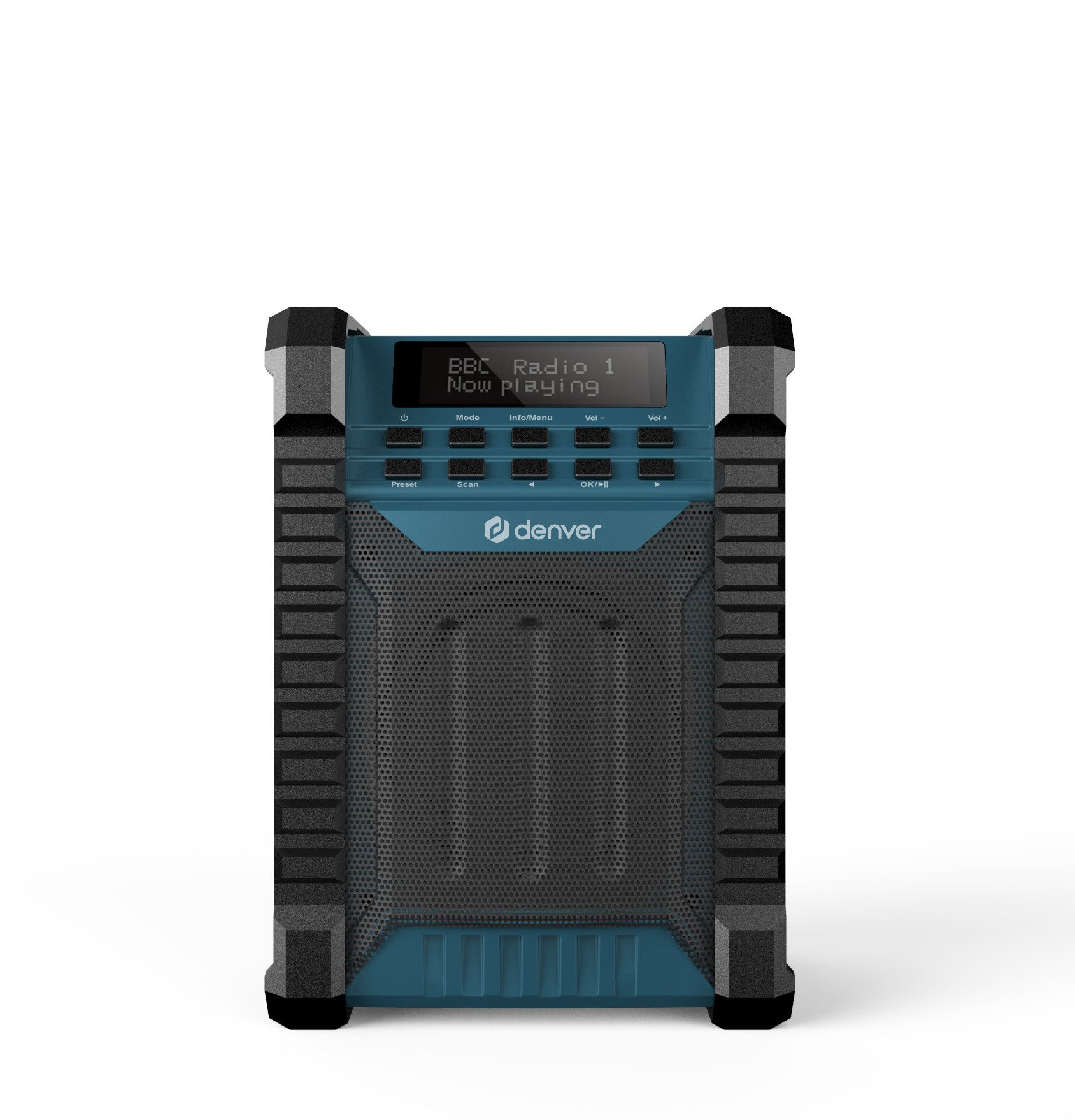 Denver Bouwplaatsradio WRD-60 DAB+/FM bouwradio/BT/accu