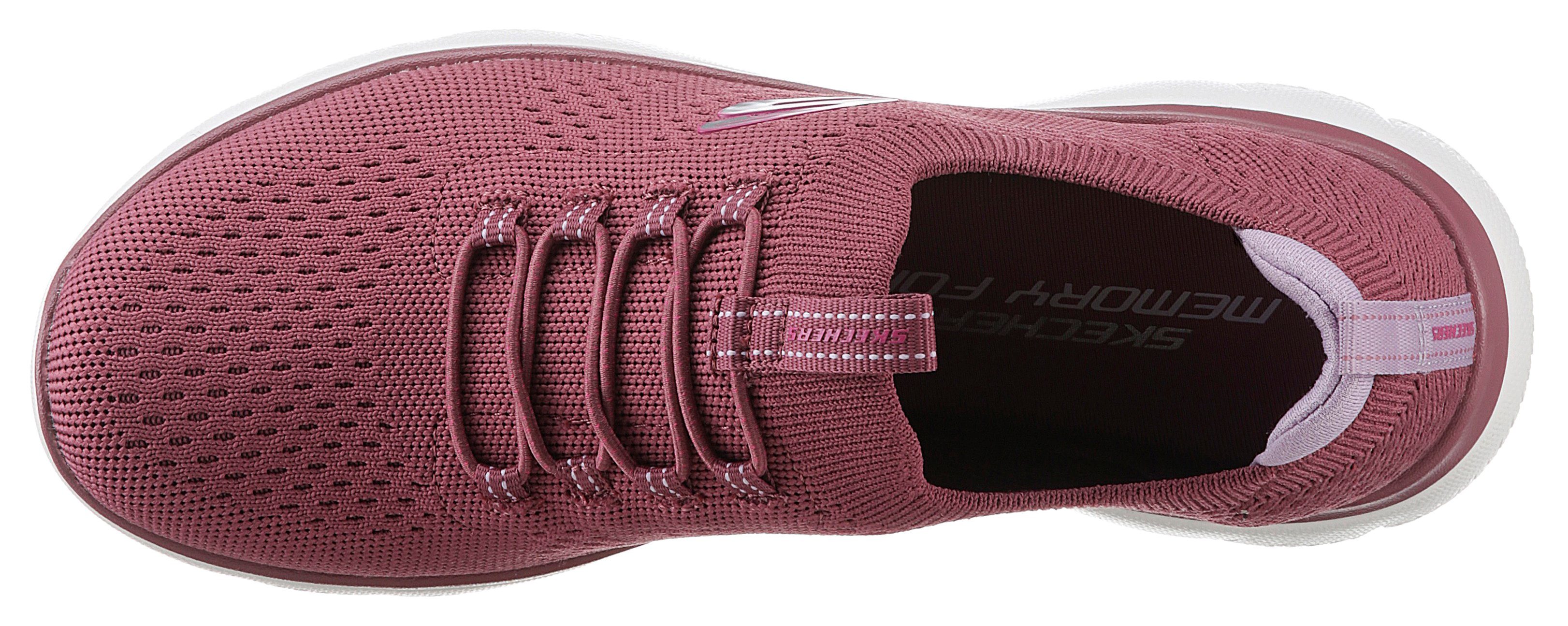 Skechers Slip-on sneakers Summits , vrijetijdsschoen, lage schoen, slipper met flexibele tractionloopzool