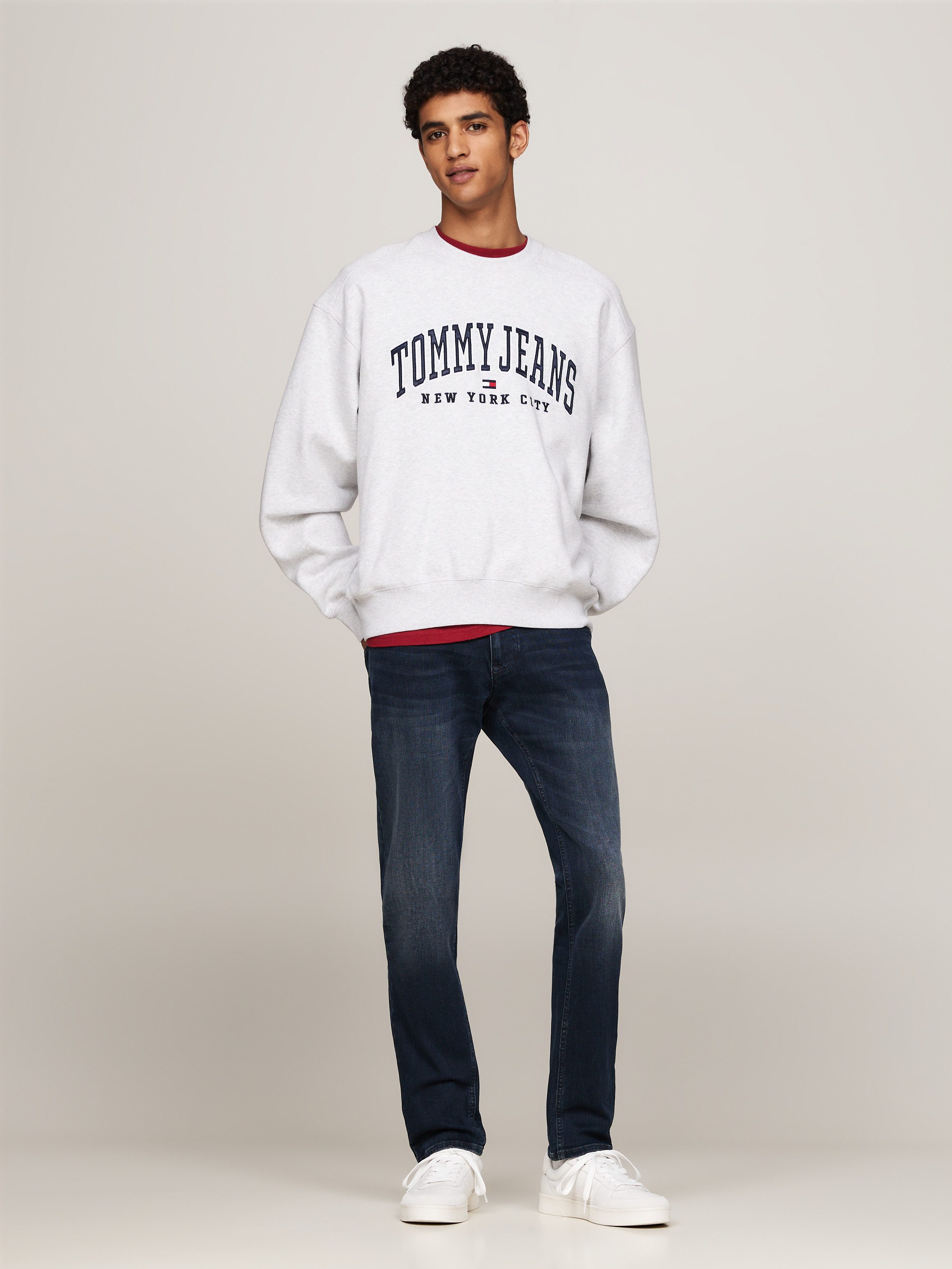 TOMMY JEANS Slim fit jeans SCANTON SLIM met gestempeld logo