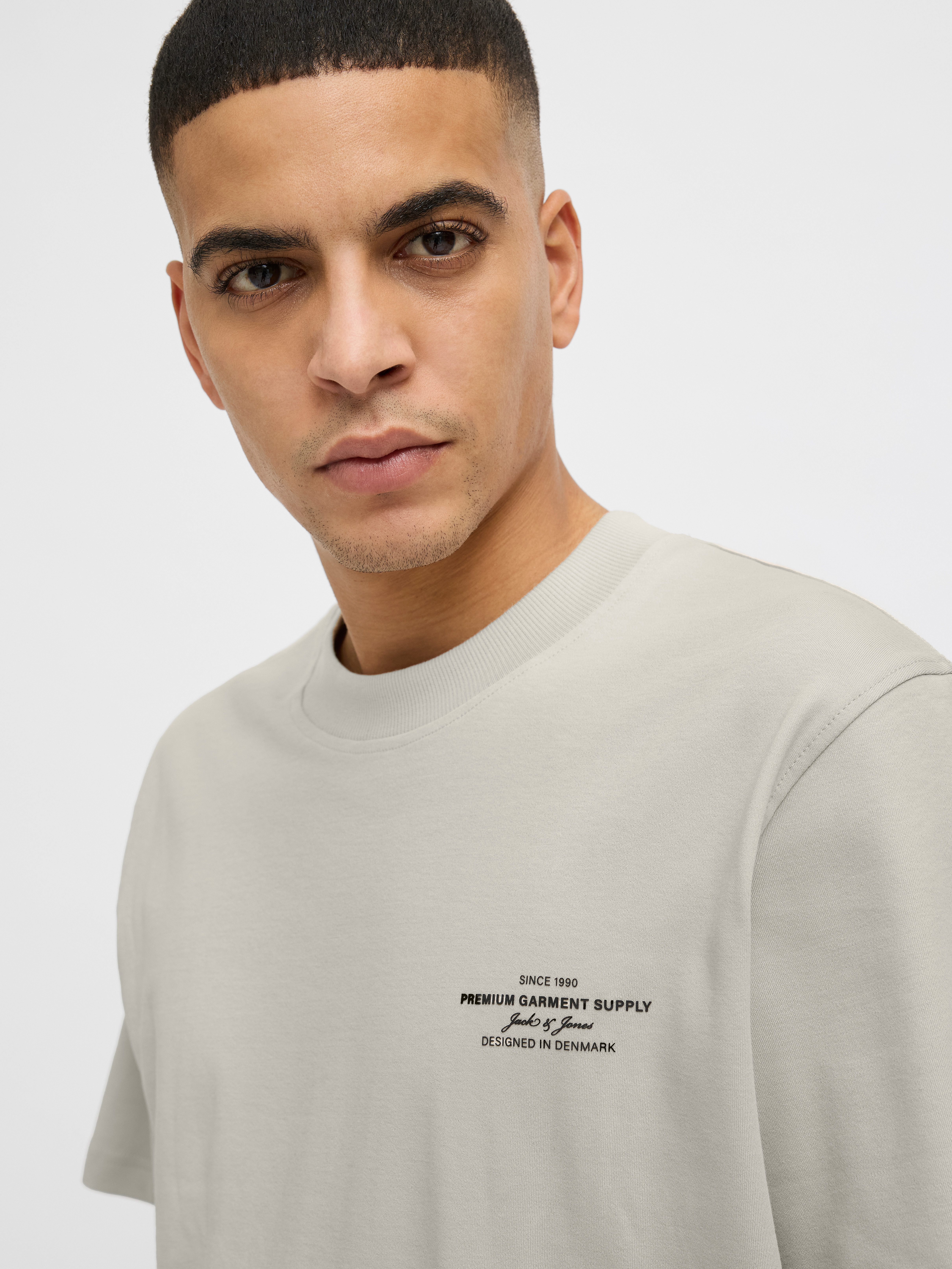 Jack & Jones Shirt met ronde hals JPRBLACHAD BRANDING SS CREW NECK TEE SN