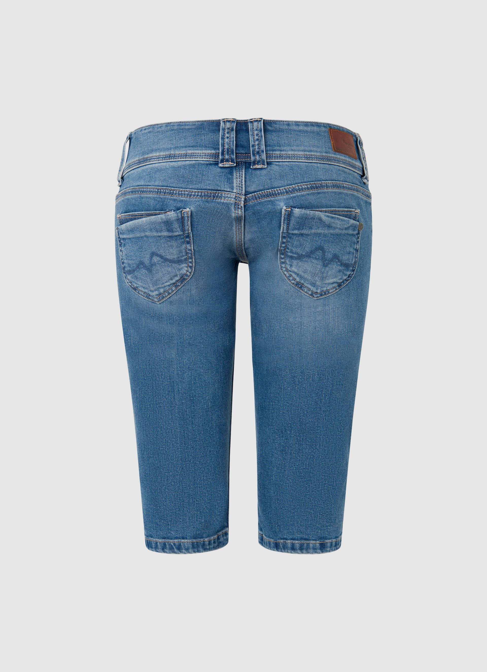 Pepe Jeans Slim fit jeans Shorts SLIM CROP LW