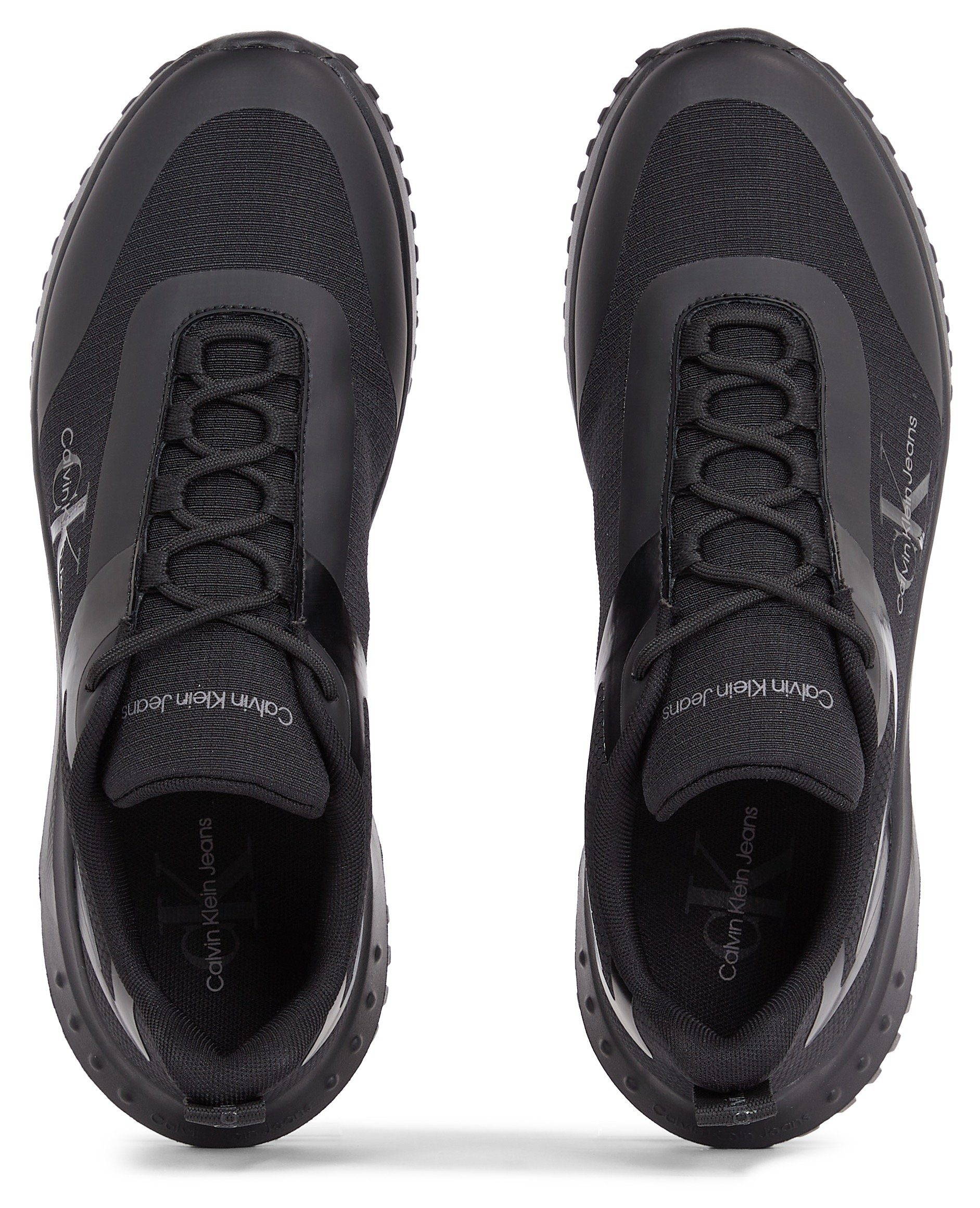 Calvin Klein Sneakers EVA RUNNER LOW LACE ML MIX met lichte profielzool, vrijetijdsschoen, lage schoen, veterschoen