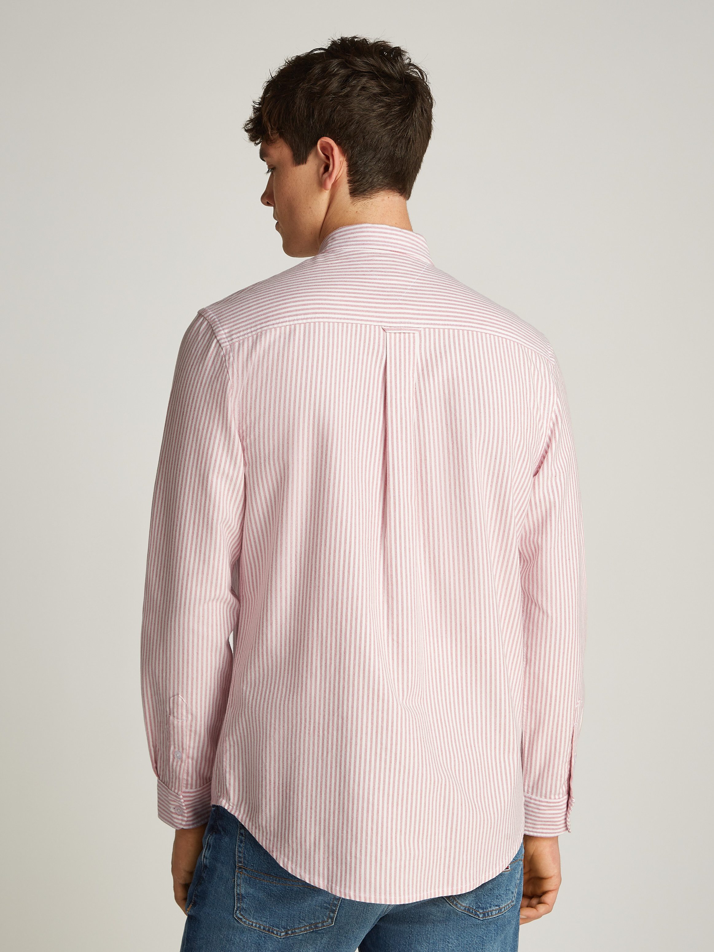 TOMMY JEANS Overhemd met lange mouwen TJM STRIPE OXFORD SHIRT EXT