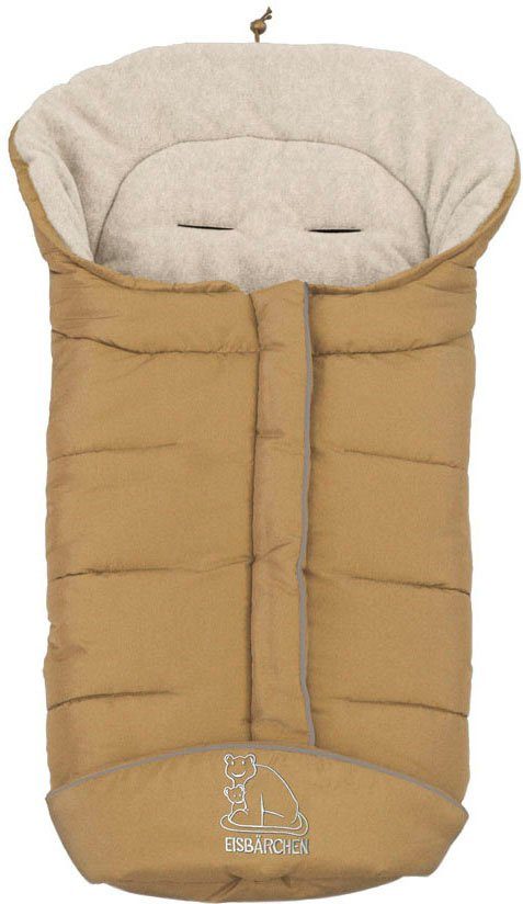 Heitmann Felle Voetenzak Eisbärchen - Wintervoetsak Copy fleece met fleece-voering, mummievorm mogelijk, voor kinderwagen, wasbaar dames pantoffels