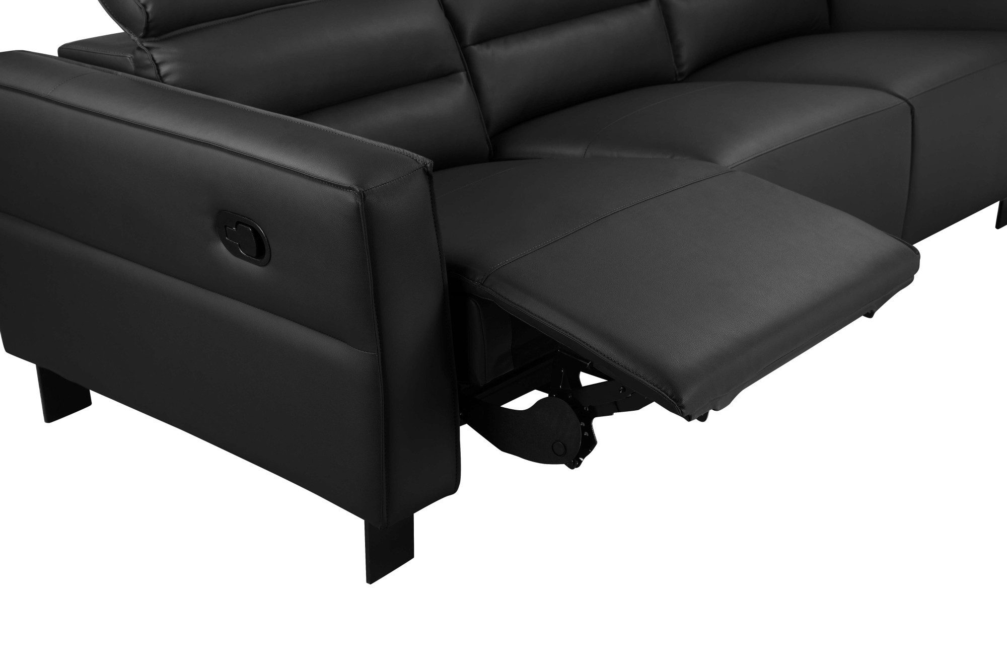 Places of Style 3-zitsbank Carpari, 224 cm, handmatige of elektrische relaxfunctie in 2 zitplaatsen