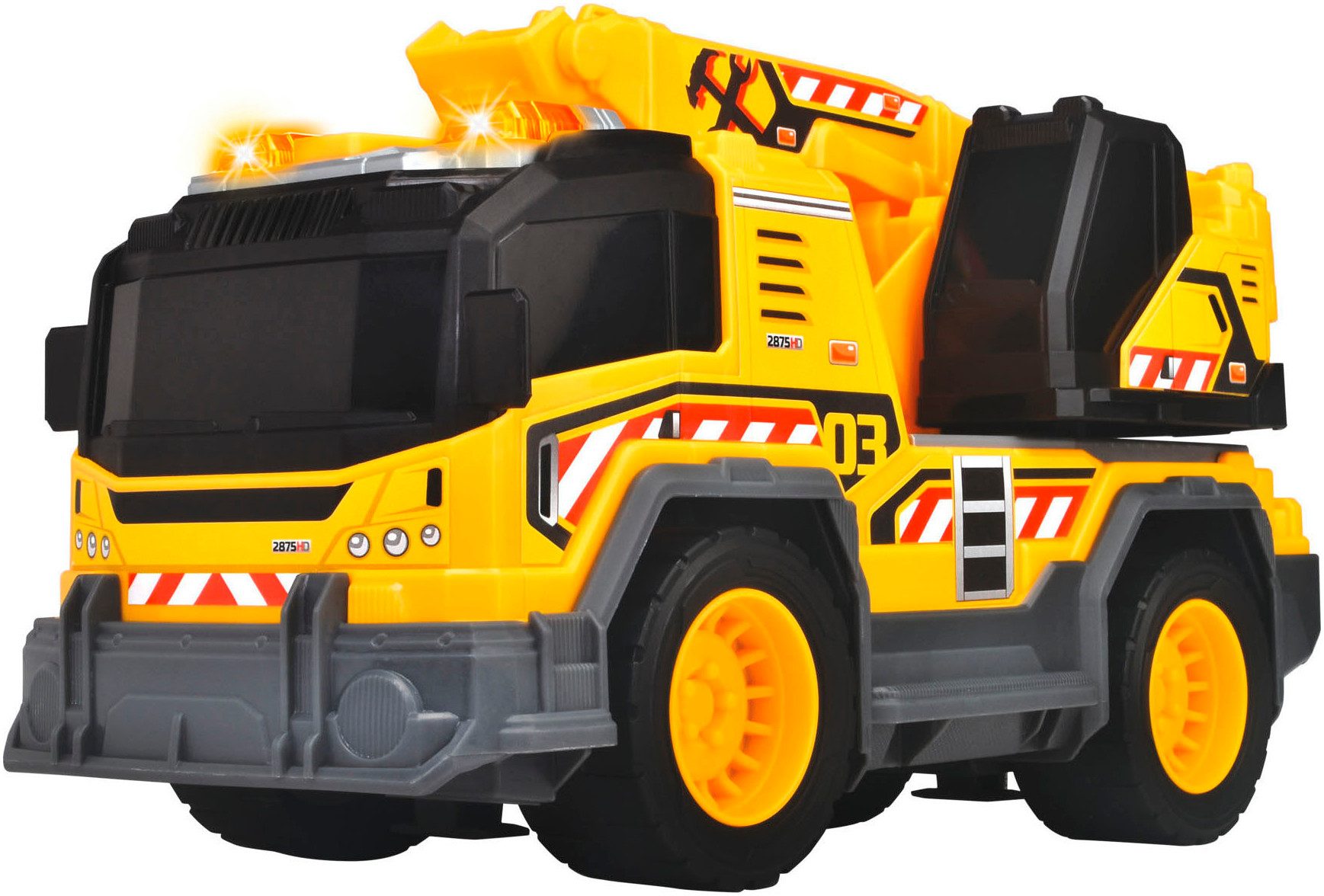 Dickie Toys Speelgoed-bouwauto Excavator Truck met licht en geluid